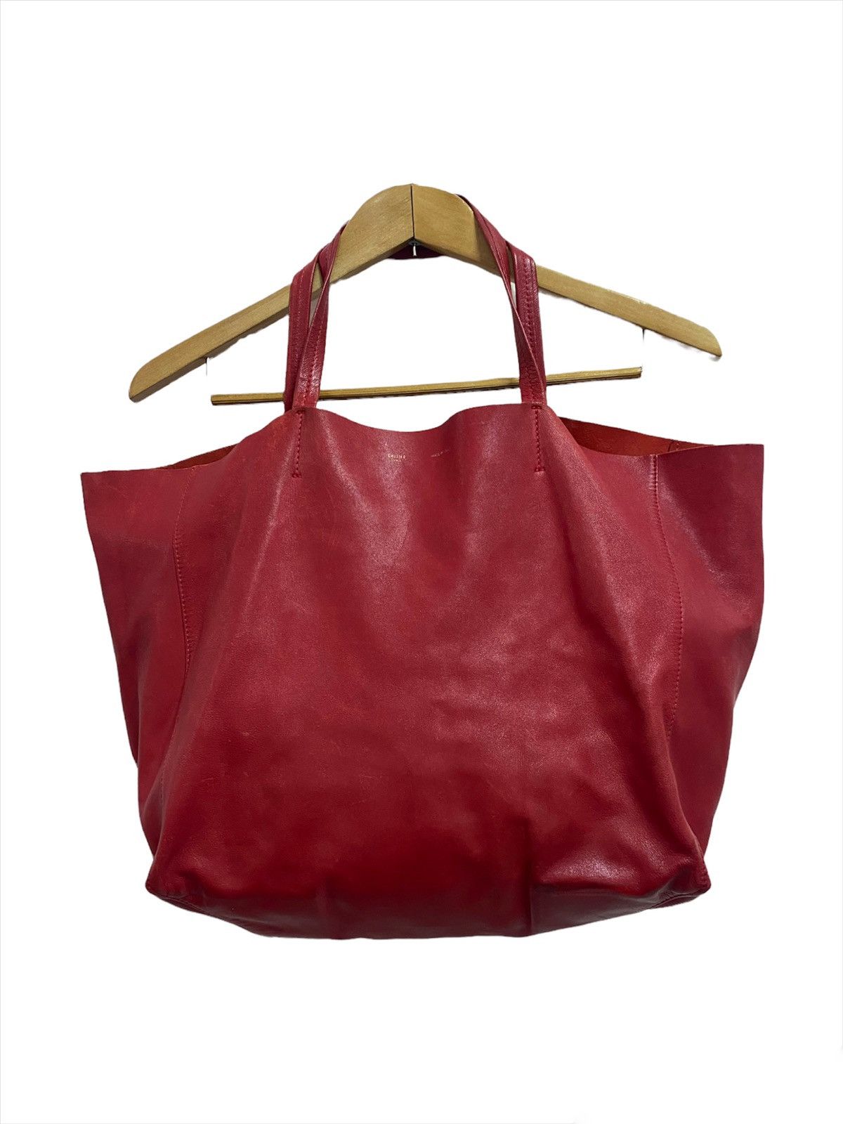 Celine Celine Cabas Phantom Tote Bag Pebbled Leather Phoebe Philo Size ONE SIZE - 1 Thumbnail