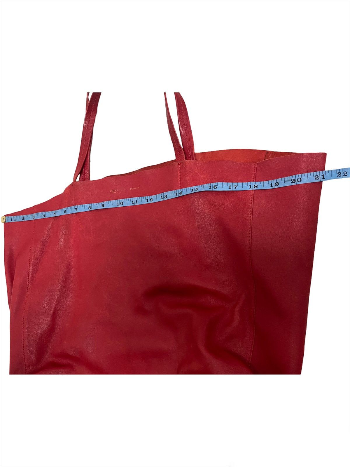 Celine Celine Cabas Phantom Tote Bag Pebbled Leather Phoebe Philo Size ONE SIZE - 9 Thumbnail