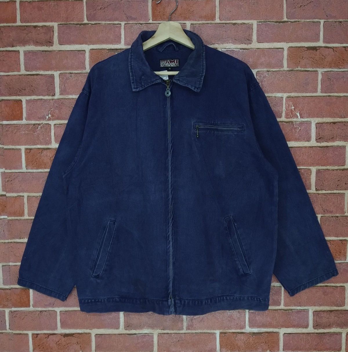 Jami Island Blue Indigo Denim Casual Streetwear Jacket