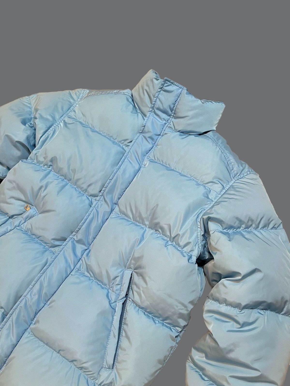 Prada PRADA Blue Down Puffer Jacket Size US M / EU 48-50 / 2 - 4 Thumbnail