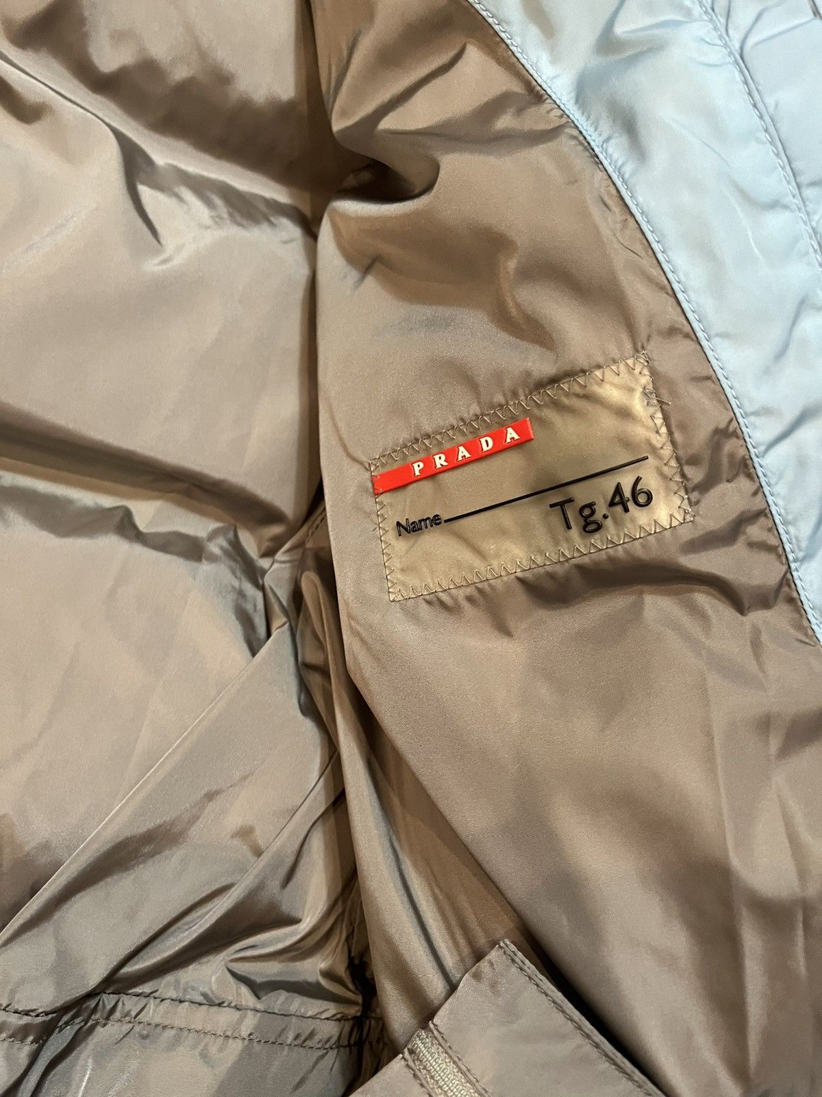 Prada PRADA Blue Down Puffer Jacket Size US M / EU 48-50 / 2 - 9 Thumbnail