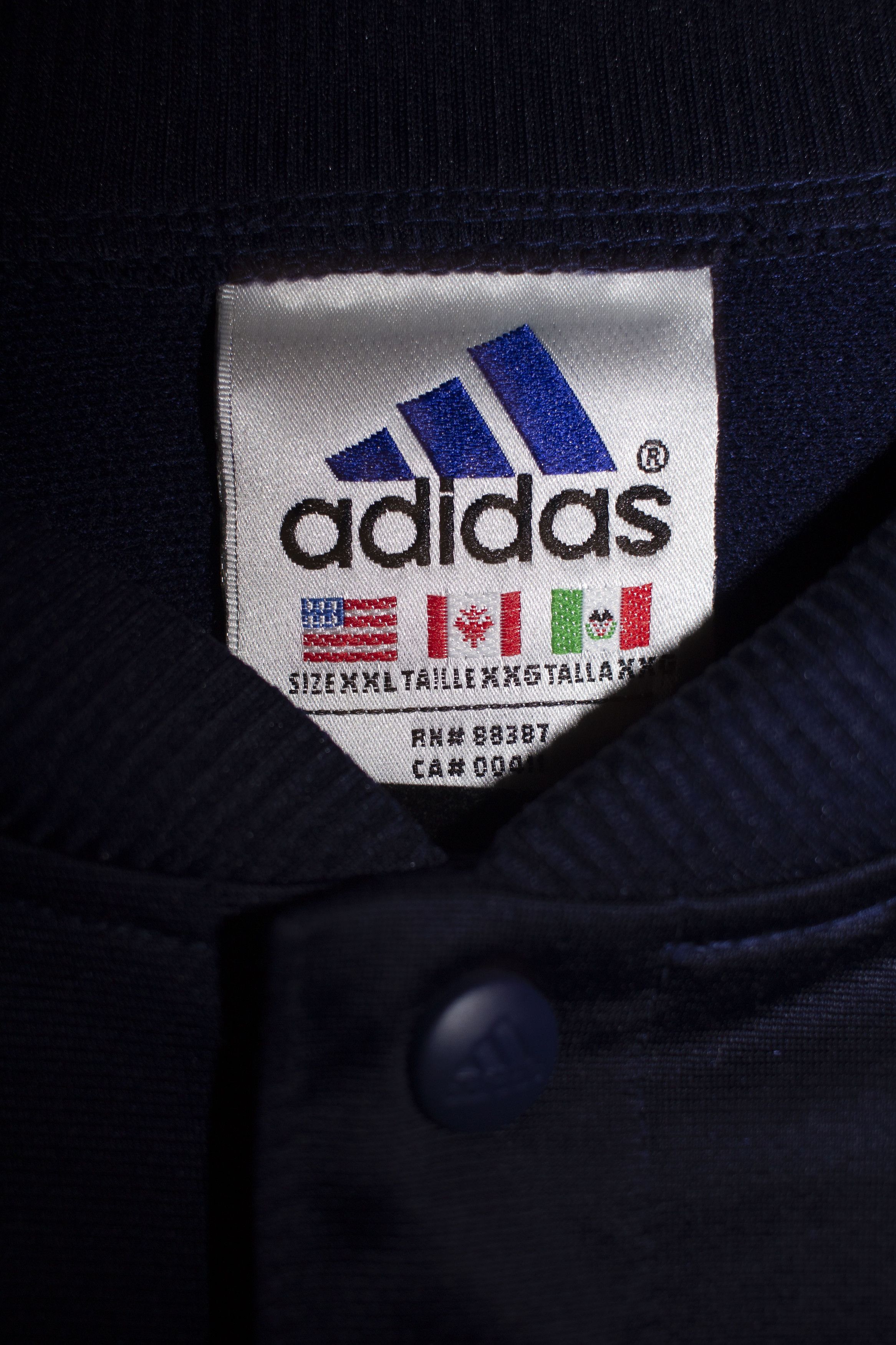 Adidas Y2K Adidas 3 Stripes Embroidered Track Jacket Size US XXL / EU 58 / 5 - 5 Thumbnail