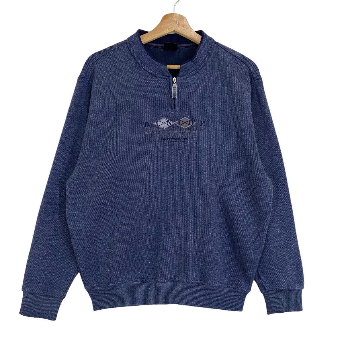 Dunlop × Vintage Vintage 90s Dunlop Crewneck Sweatshirt Size M Size US M / EU 48-50 / 2 - 1 Thumbnail
