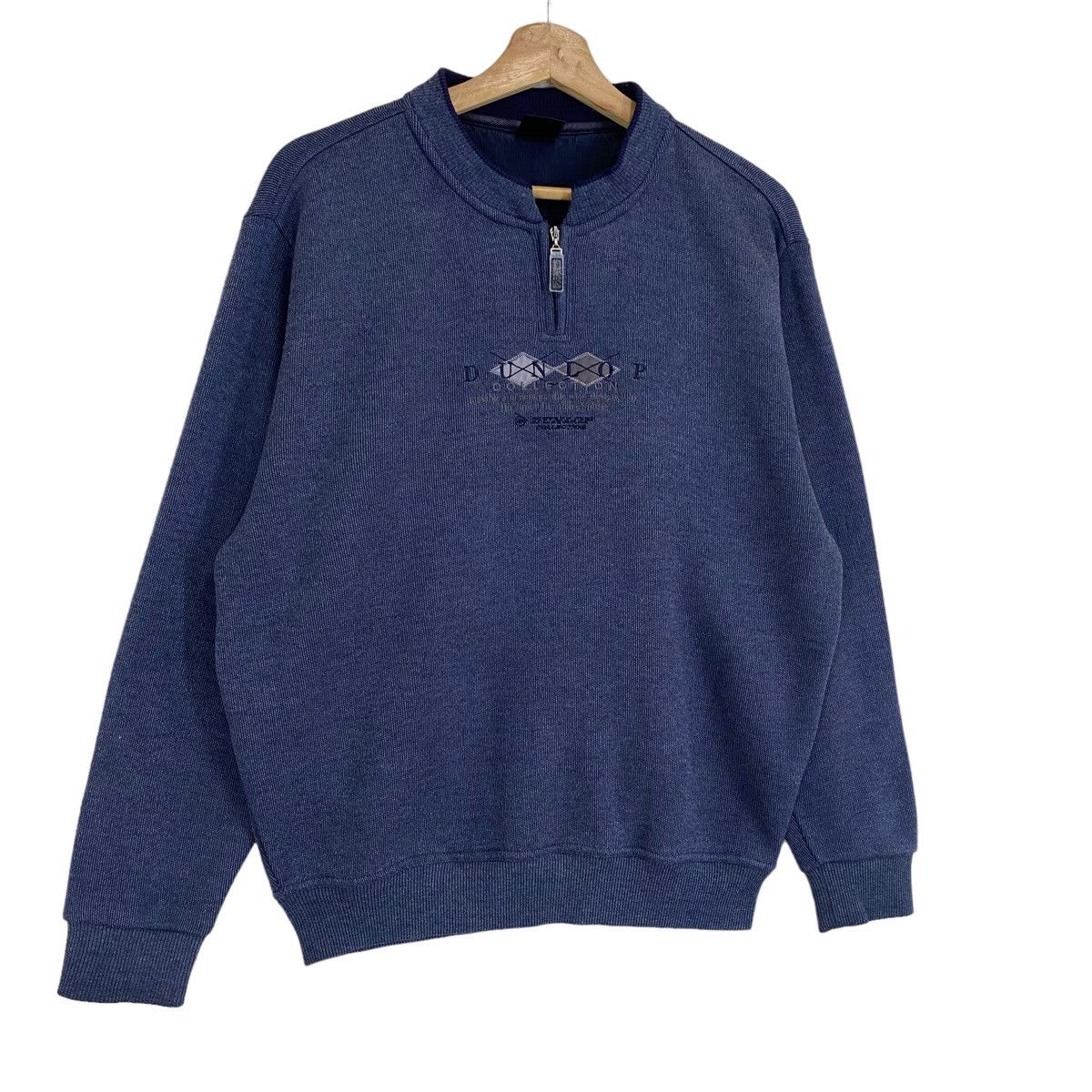 Dunlop × Vintage Vintage 90s Dunlop Crewneck Sweatshirt Size M Size US M / EU 48-50 / 2 - 2 Thumbnail