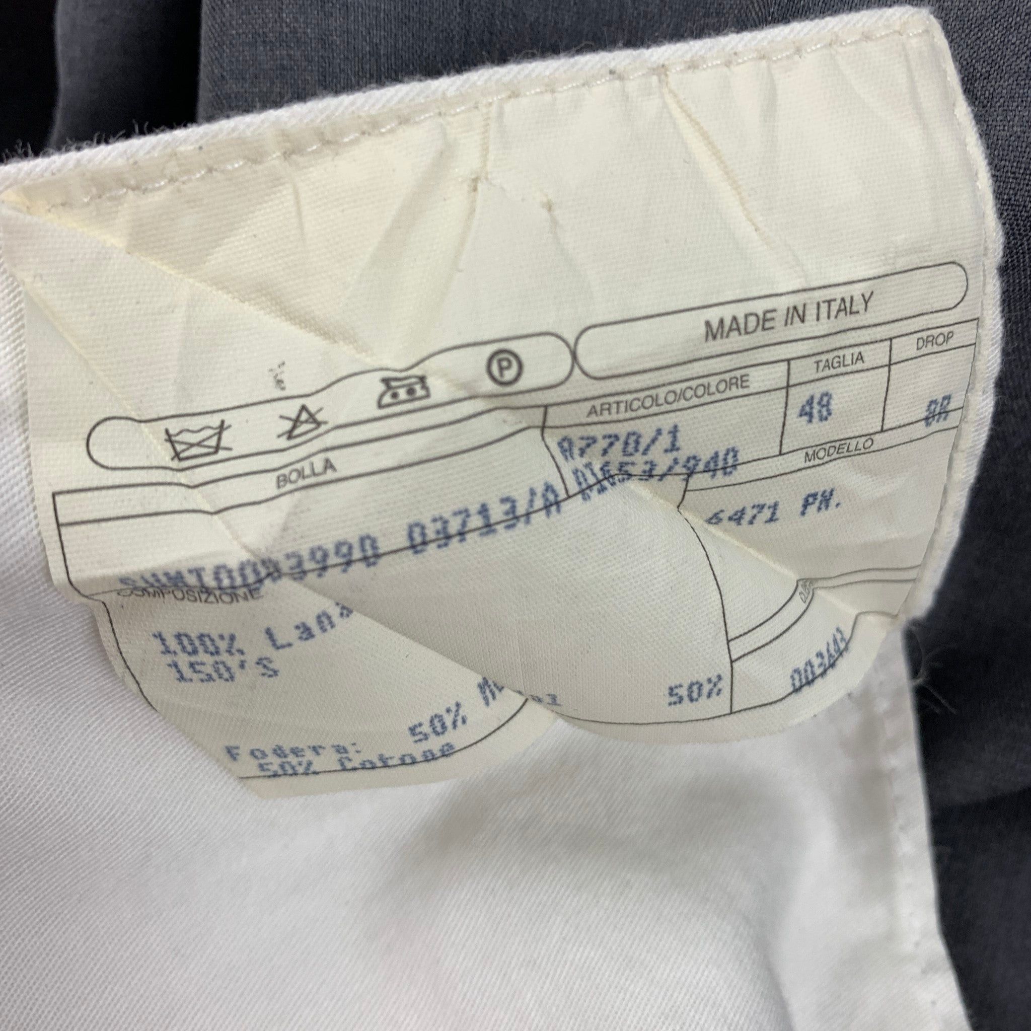 Isaia ISAIA Gray Lana Wool Dress Pants Size US 32 / EU 48 - 3 Thumbnail