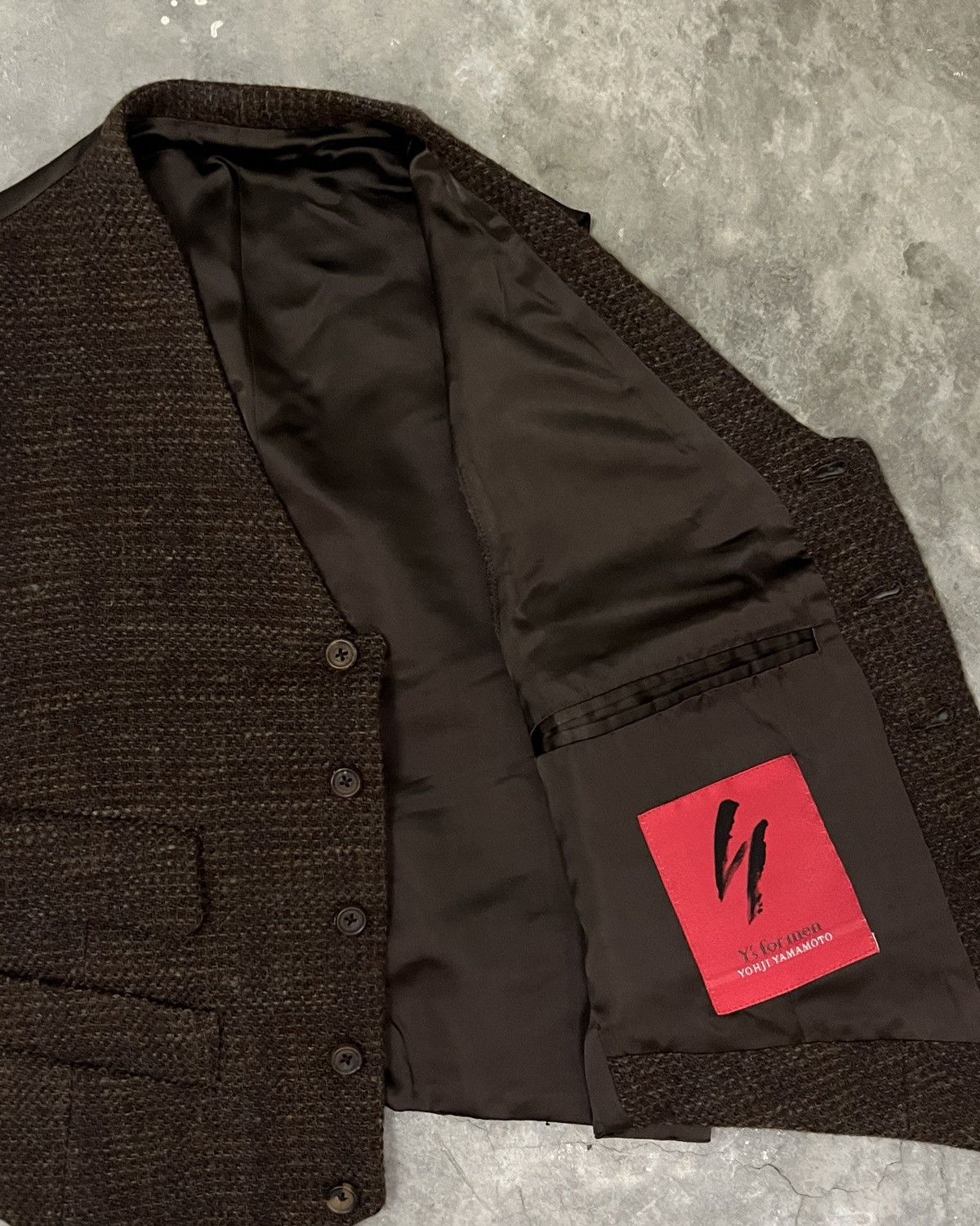 Yohji Yamamoto SAMPLE Y’s for men Red Label Wool Vest Yohji Yamamoto Size US M / EU 48-50 / 2 - 11 Thumbnail