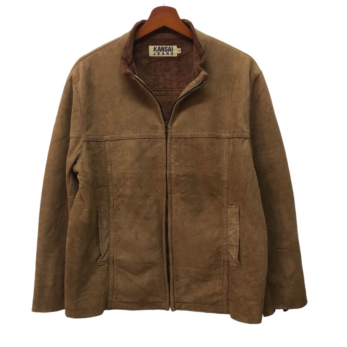 Kansai Jeans Suede Zipper Jacket 