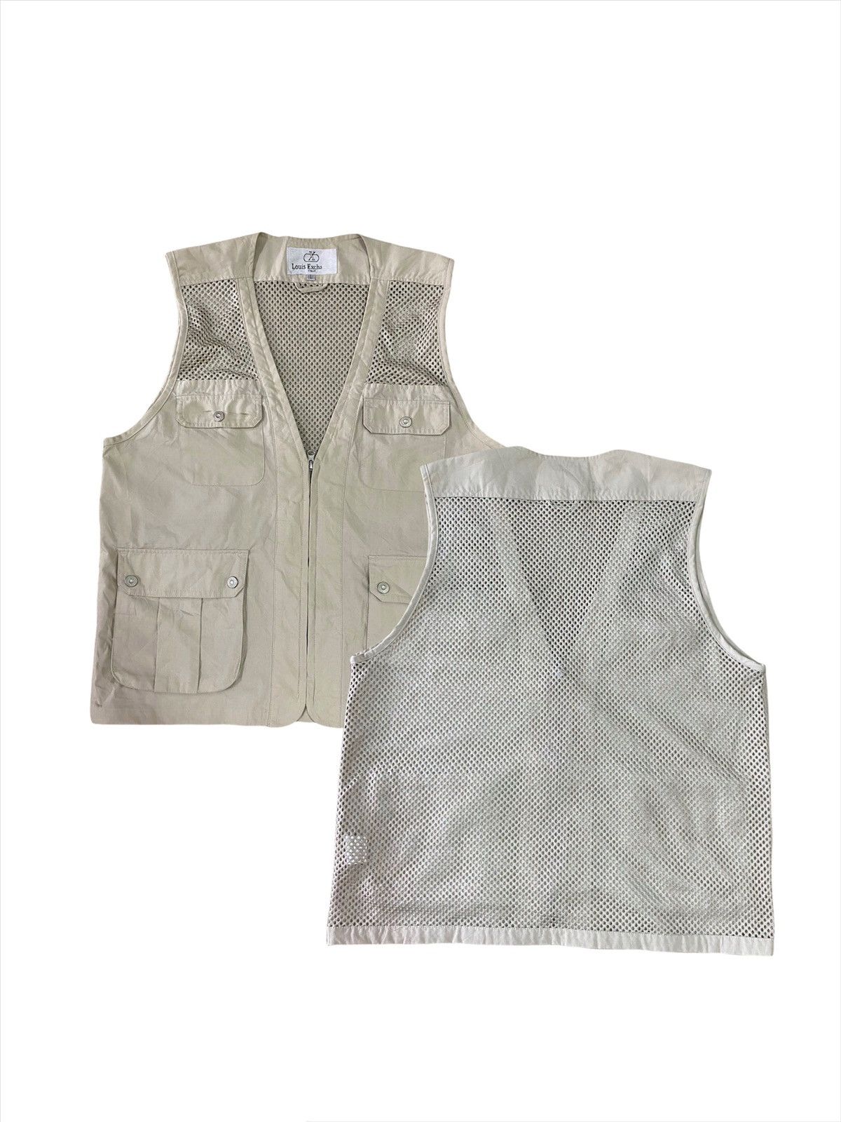 Designer Louis Excha Utility Tactical Italian Vest Size US L / EU 52-54 / 3 - 3 Thumbnail