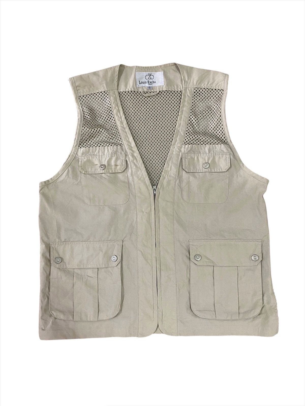 Designer Louis Excha Utility Tactical Italian Vest Size US L / EU 52-54 / 3 - 1 Thumbnail