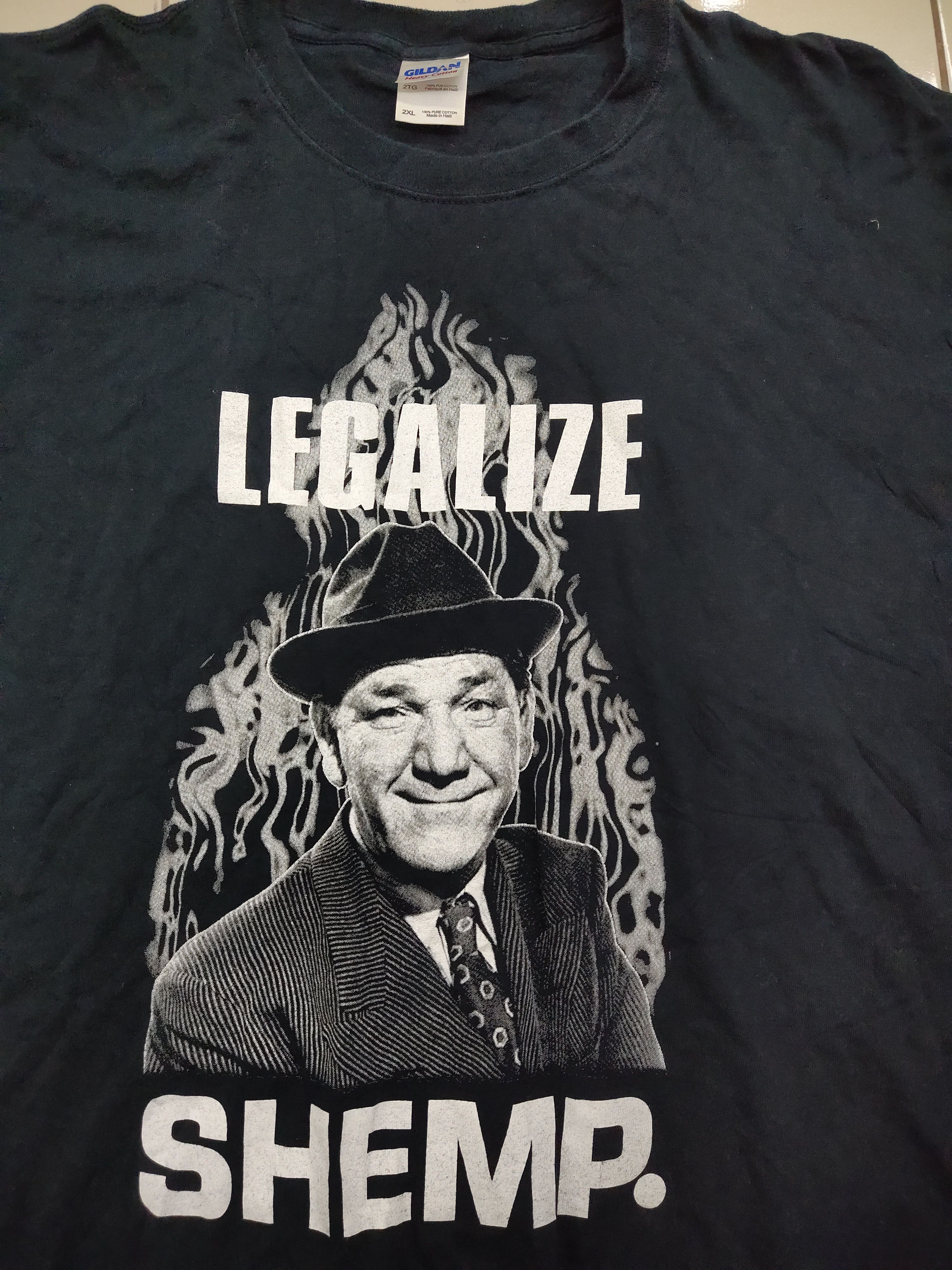 Vintage Vintage The Three Stooges Legalize Shemp T-Shirt Size US XXL / EU 58 / 5 - 1 Thumbnail
