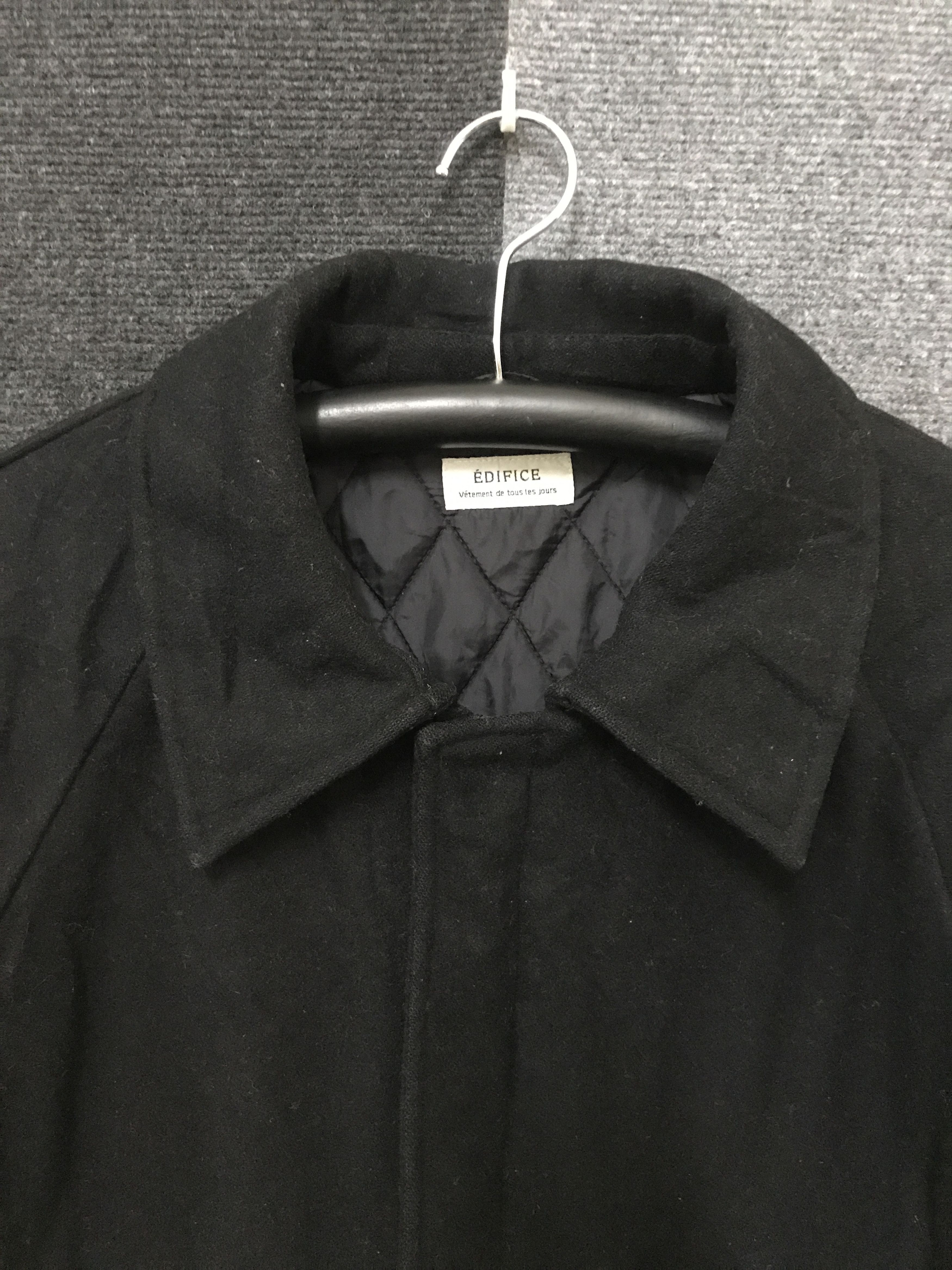 Edifice Japan × Japanese Brand J67 EDIFICE Black Wool Jacket Size US L / EU 52-54 / 3 - 2 Thumbnail
