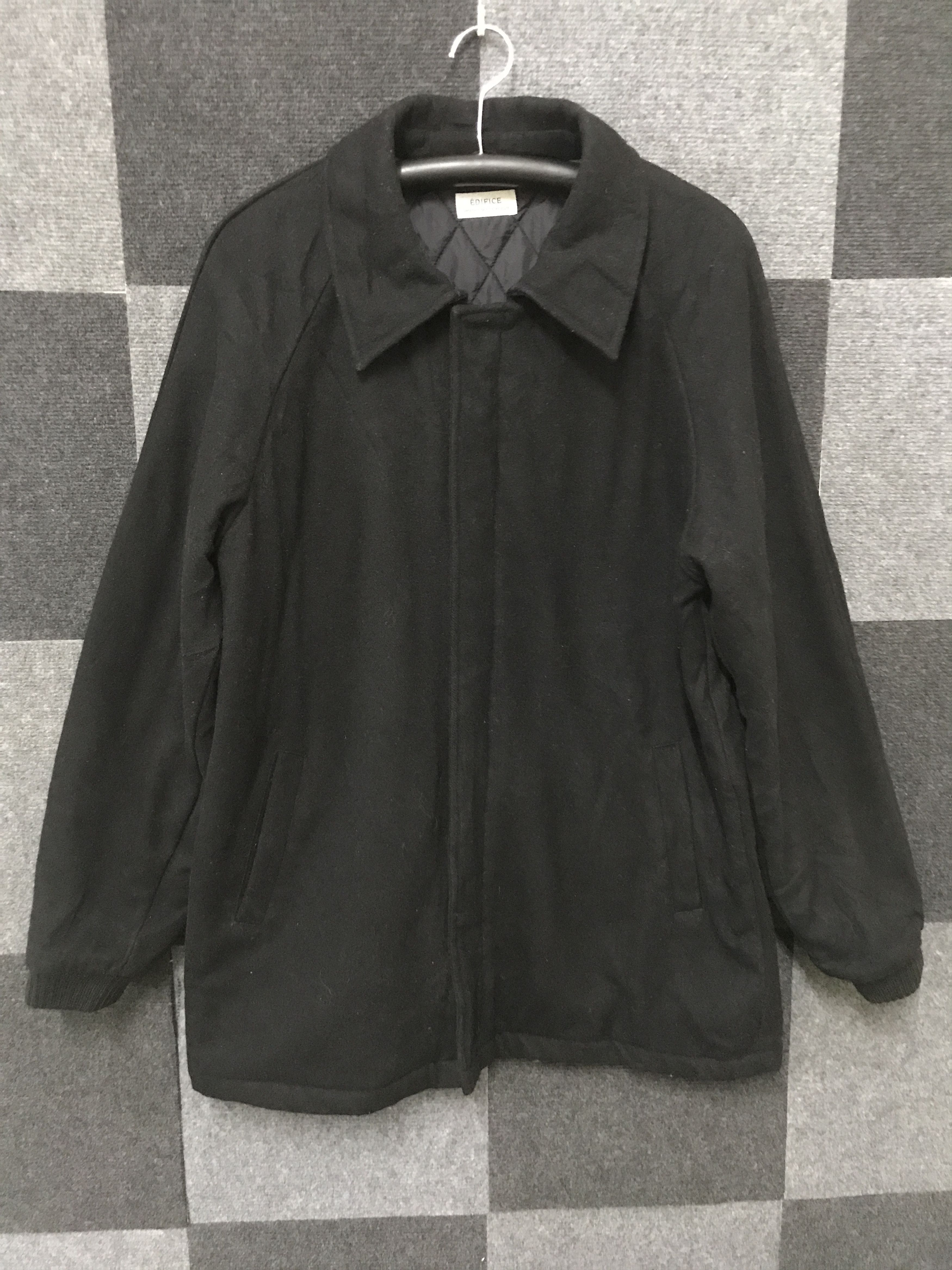Edifice Japan × Japanese Brand J67 EDIFICE Black Wool Jacket Size US L / EU 52-54 / 3 - 1 Thumbnail
