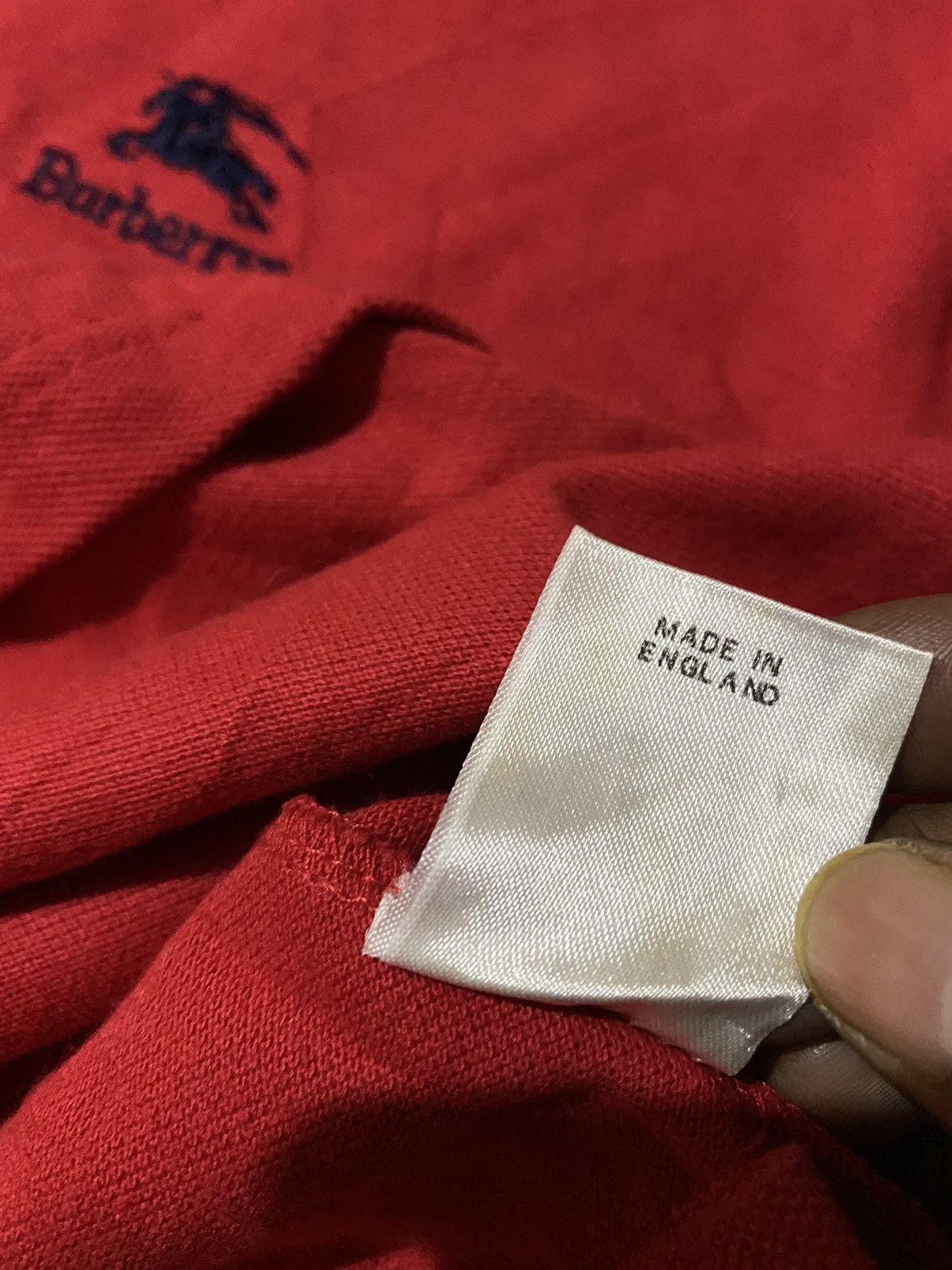 Burberry × Vintage Vintage Burberrys Polo Shirt Size US XL / EU 56 / 4 - 7 Thumbnail