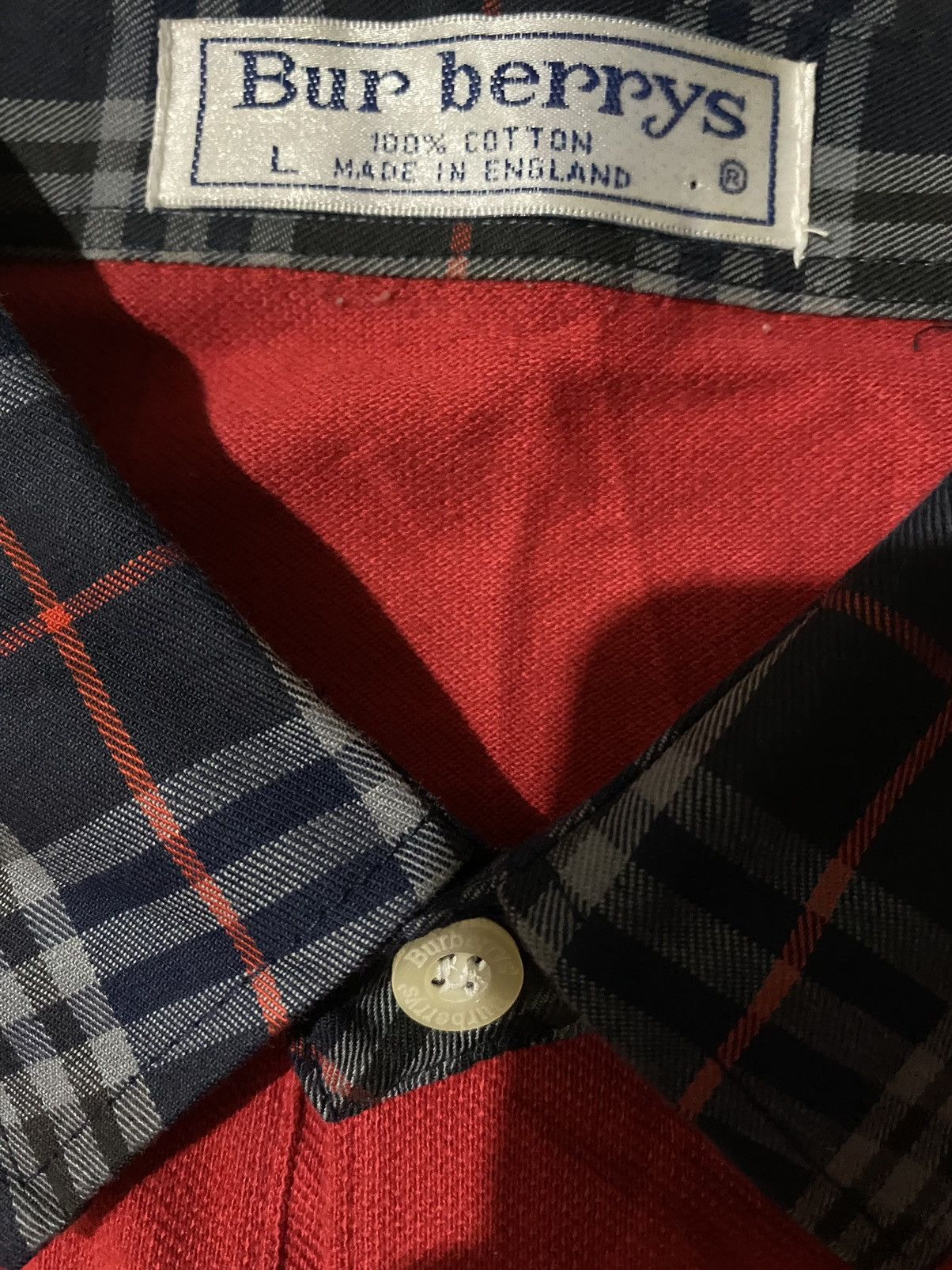Burberry × Vintage Vintage Burberrys Polo Shirt Size US XL / EU 56 / 4 - 5 Thumbnail