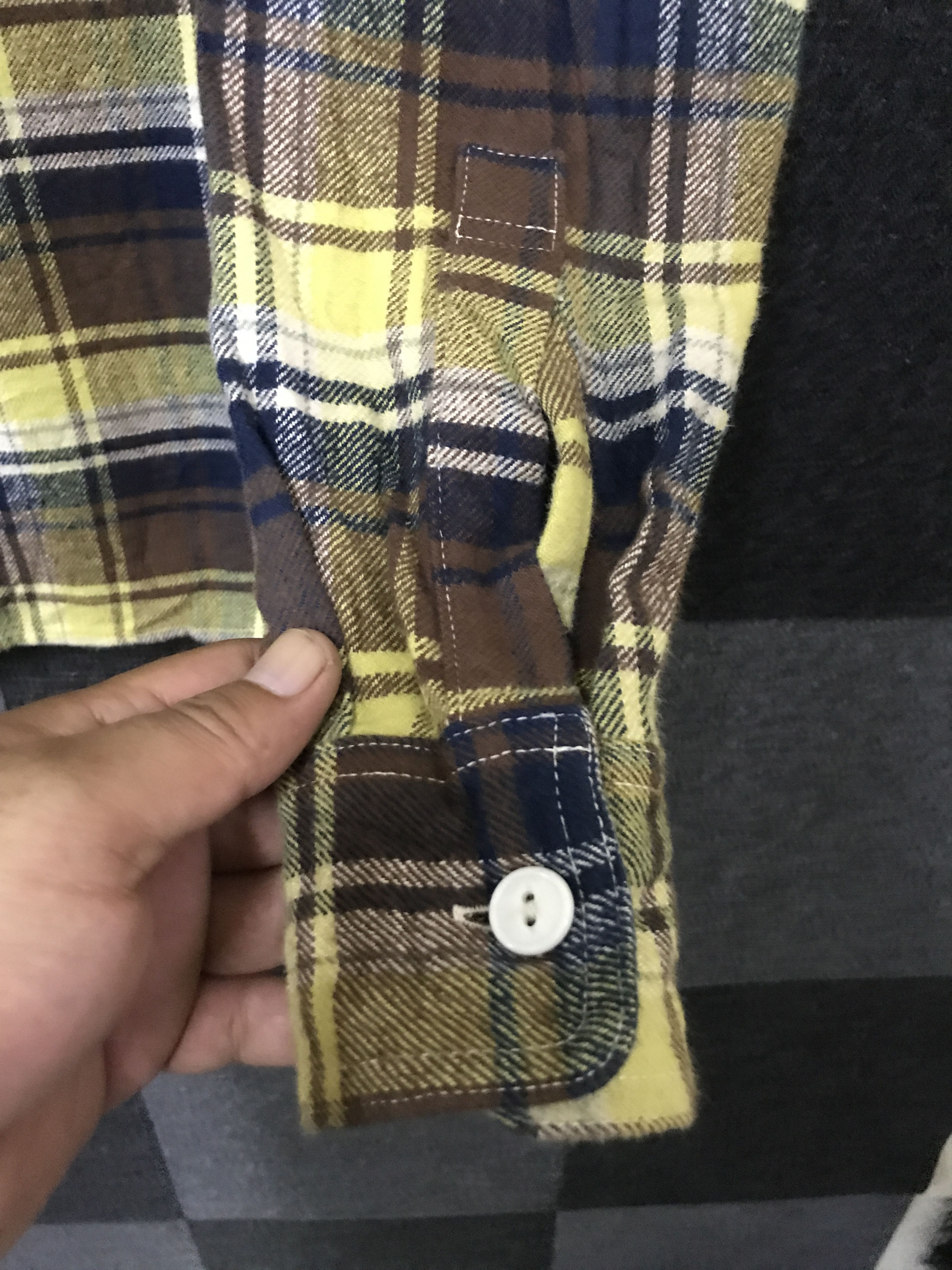 FOB Factory S4 FOB FACTORY Yellow Plaid Flannel Size US S / EU 44-46 / 1 - 9 Thumbnail