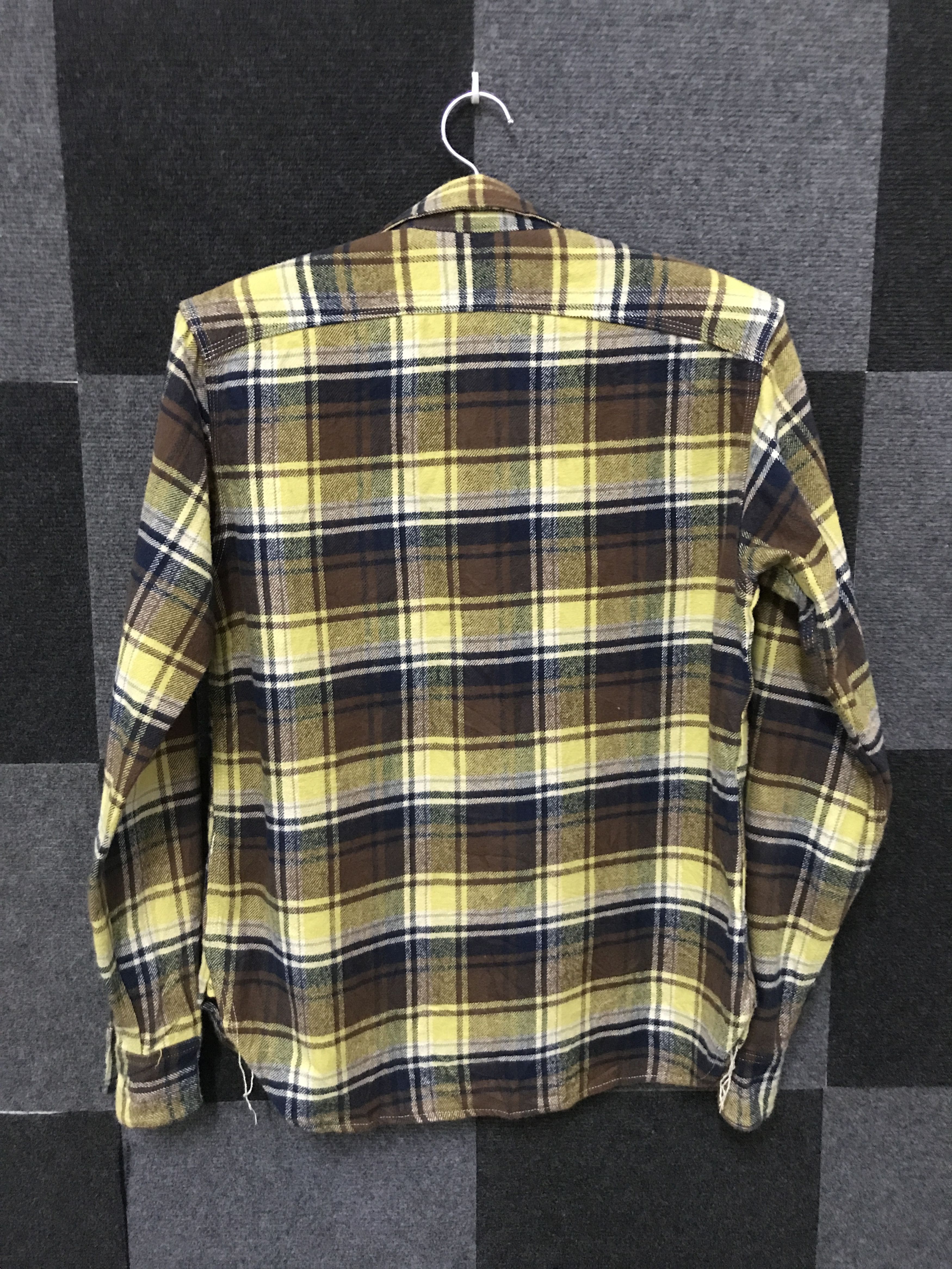 FOB Factory S4 FOB FACTORY Yellow Plaid Flannel Size US S / EU 44-46 / 1 - 13 Thumbnail