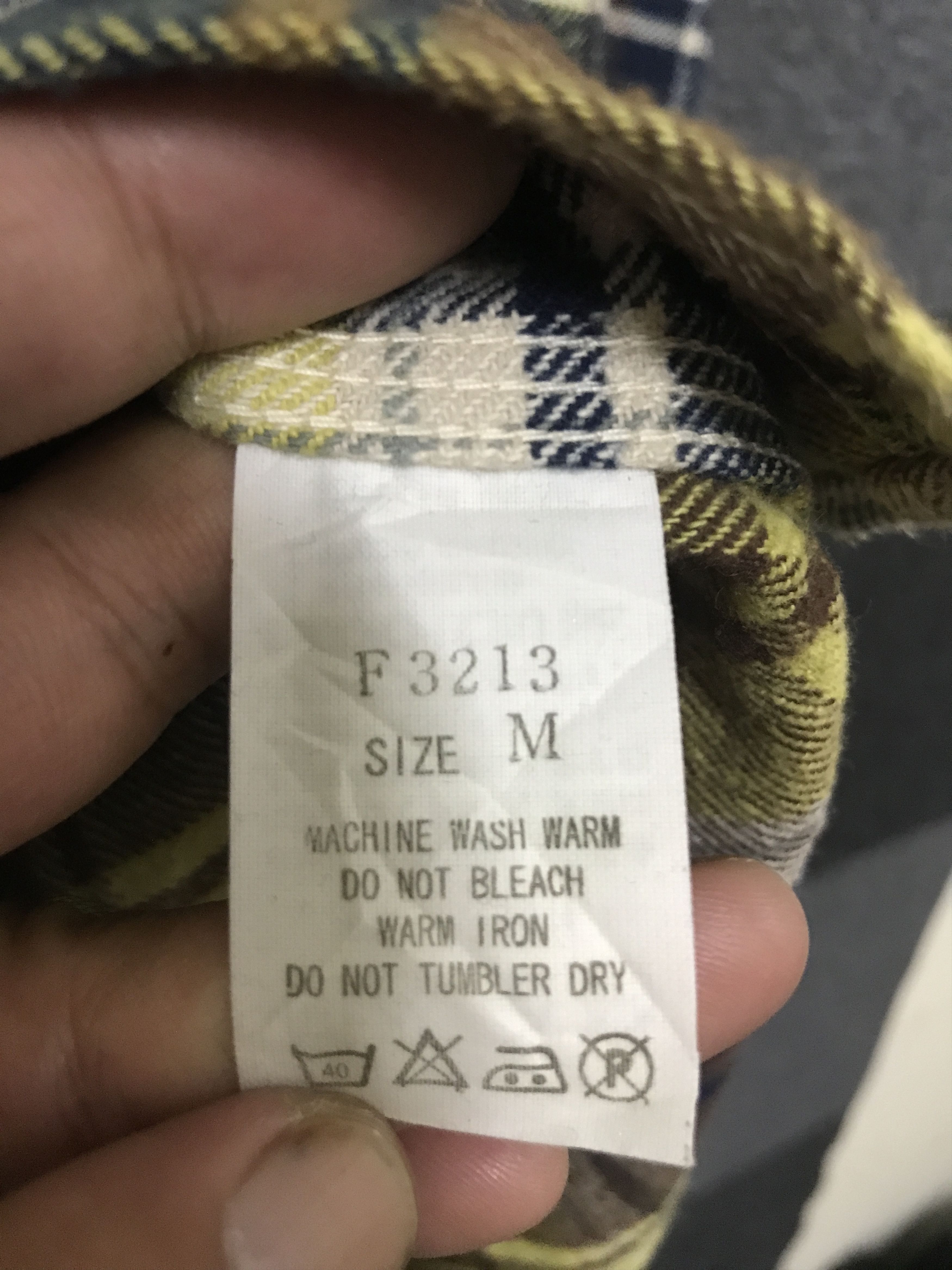 FOB Factory S4 FOB FACTORY Yellow Plaid Flannel Size US S / EU 44-46 / 1 - 11 Thumbnail