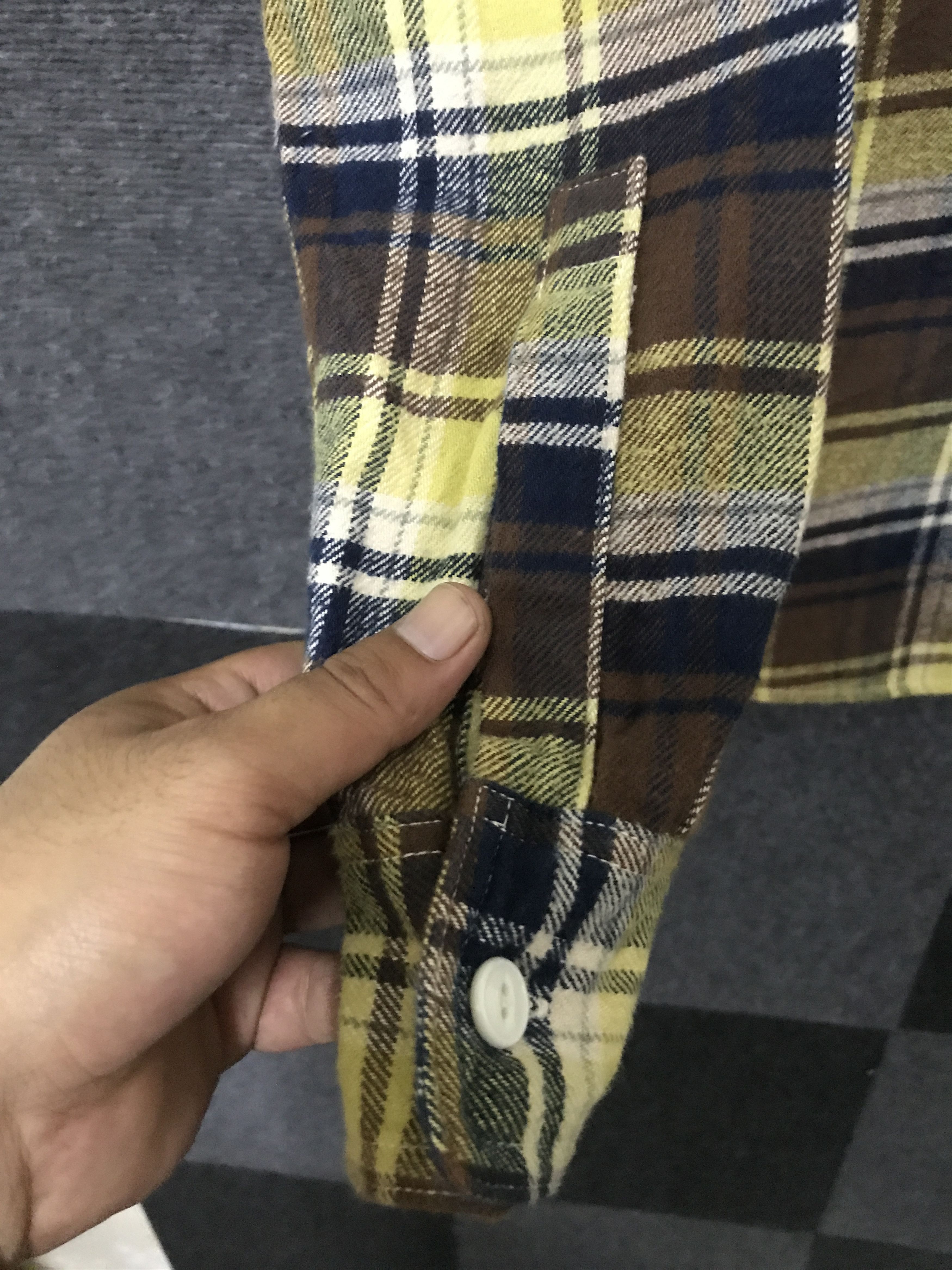 FOB Factory S4 FOB FACTORY Yellow Plaid Flannel Size US S / EU 44-46 / 1 - 10 Thumbnail