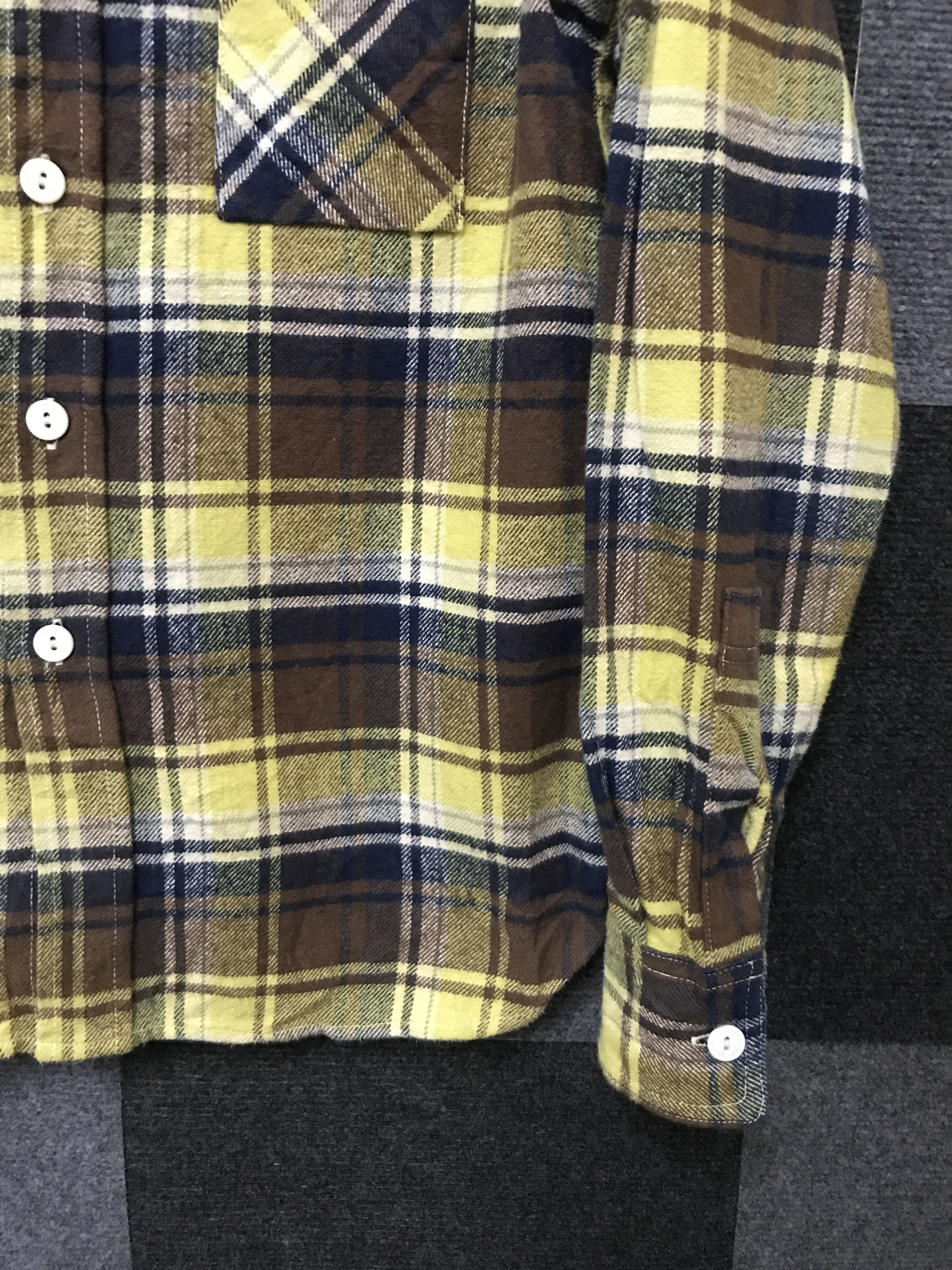 FOB Factory S4 FOB FACTORY Yellow Plaid Flannel Size US S / EU 44-46 / 1 - 5 Thumbnail