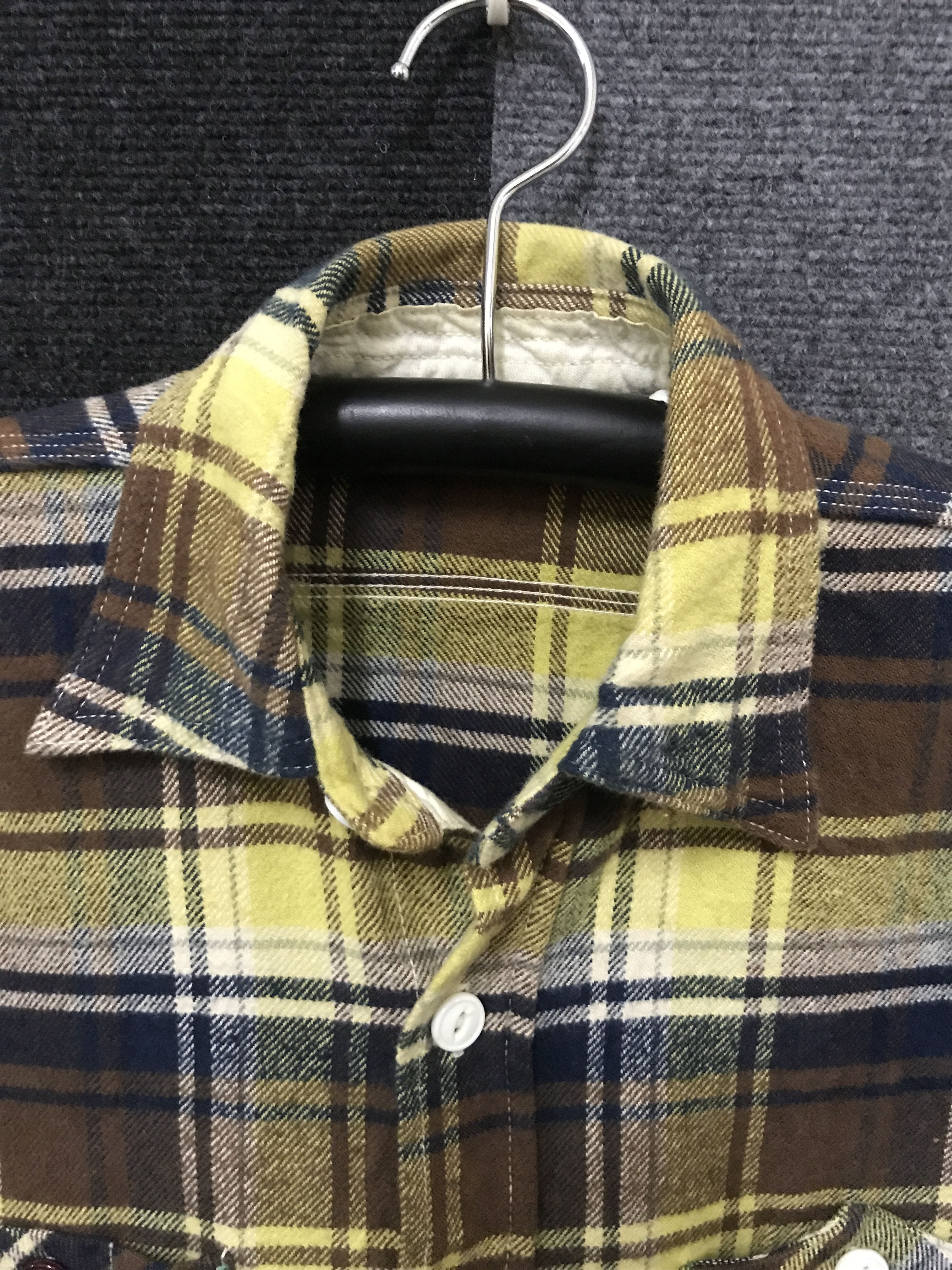 FOB Factory S4 FOB FACTORY Yellow Plaid Flannel Size US S / EU 44-46 / 1 - 2 Thumbnail