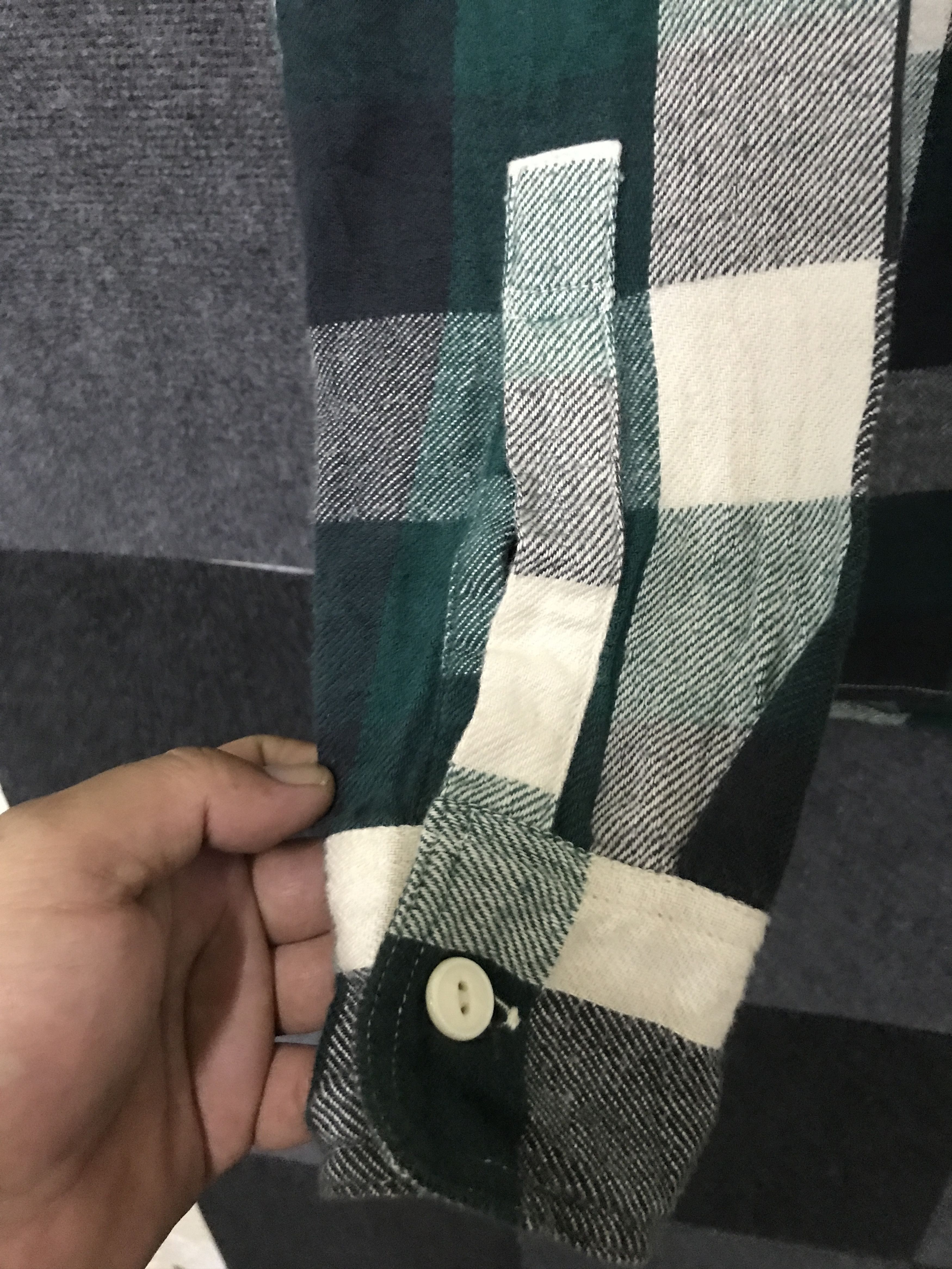 FOB Factory S5 FOB FACTORY Green Plaid Flannel Size US S / EU 44-46 / 1 - 10 Thumbnail