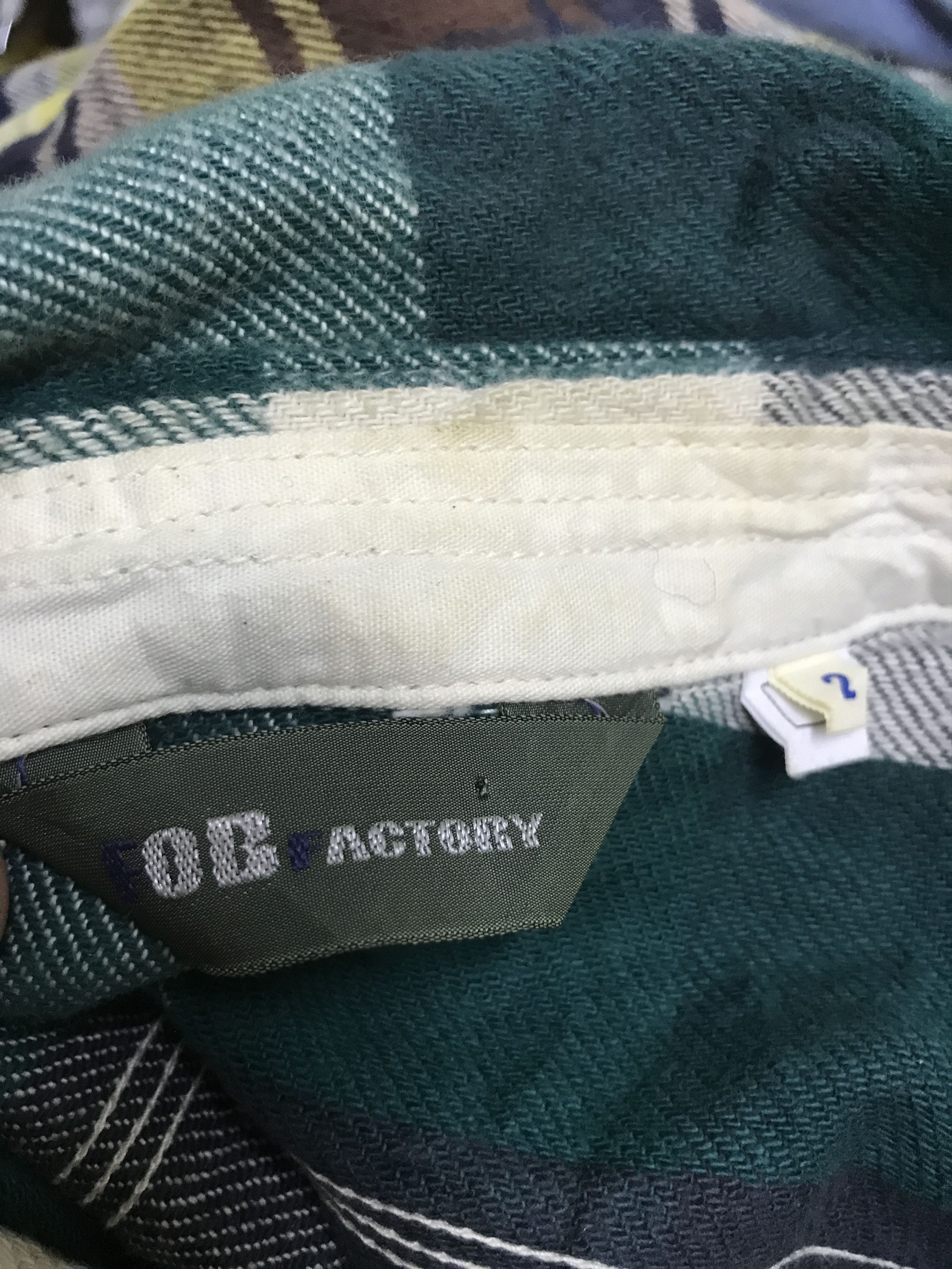 FOB Factory S5 FOB FACTORY Green Plaid Flannel Size US S / EU 44-46 / 1 - 16 Thumbnail