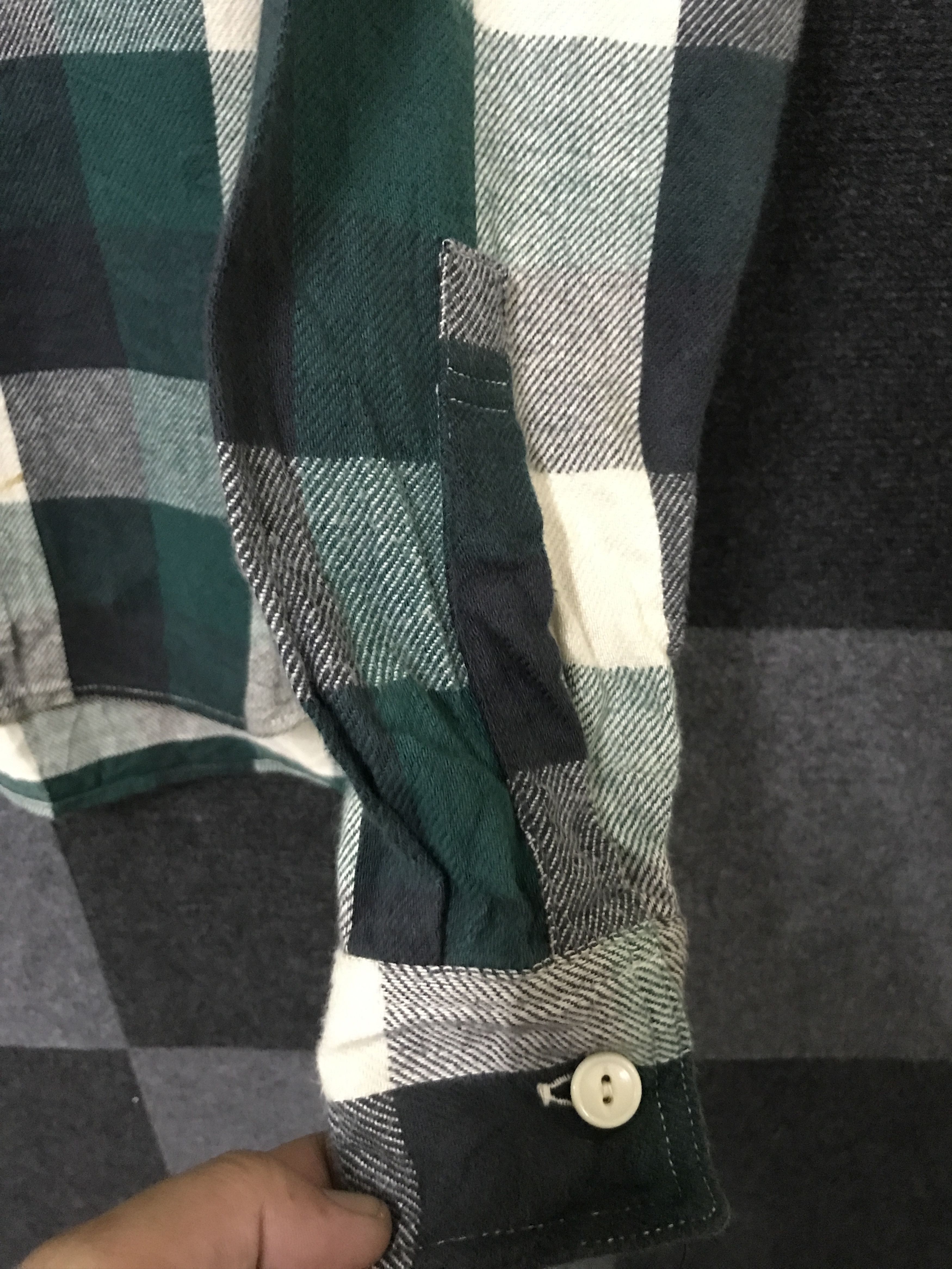 FOB Factory S5 FOB FACTORY Green Plaid Flannel Size US S / EU 44-46 / 1 - 9 Thumbnail