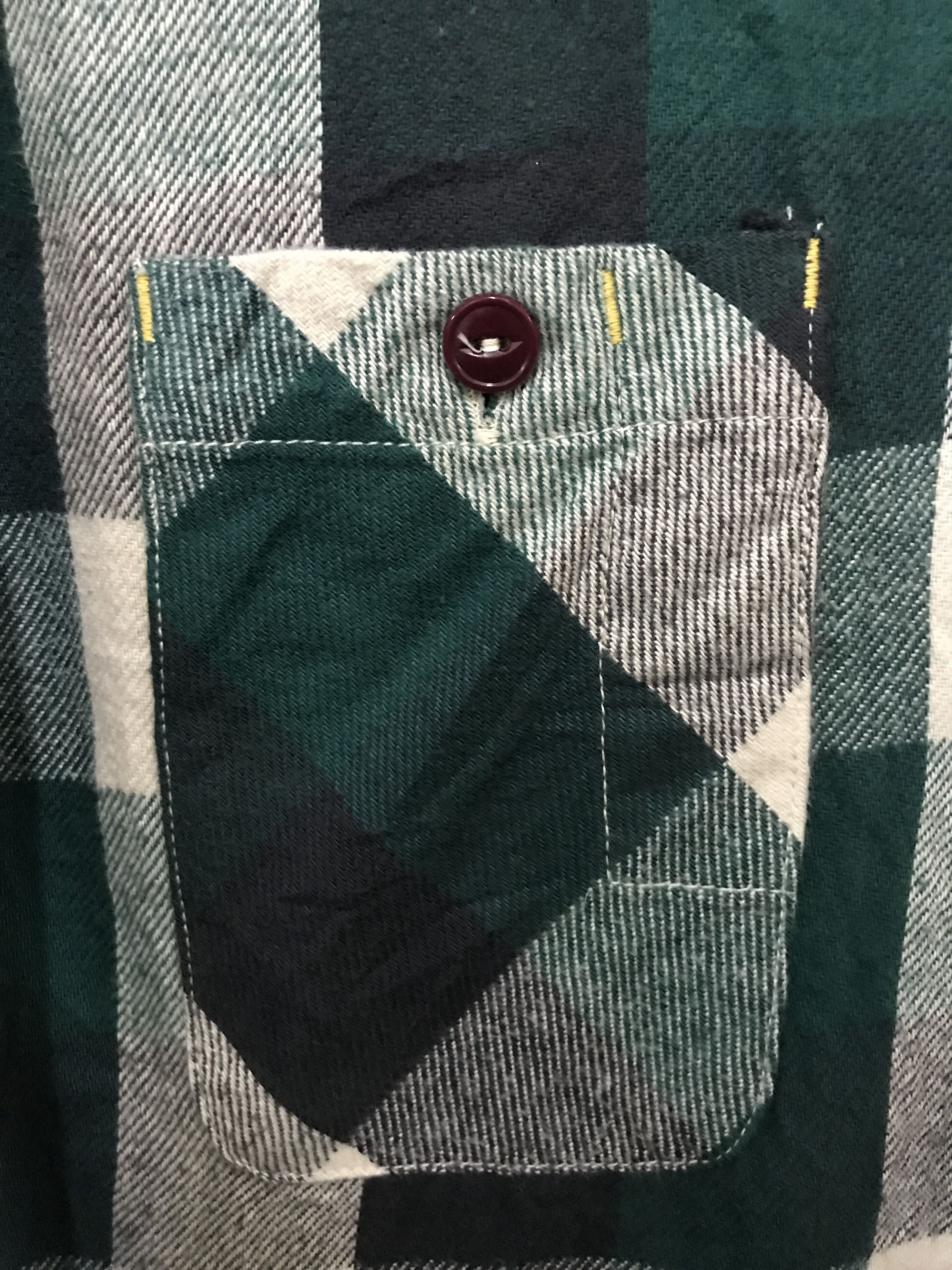FOB Factory S5 FOB FACTORY Green Plaid Flannel Size US S / EU 44-46 / 1 - 8 Thumbnail