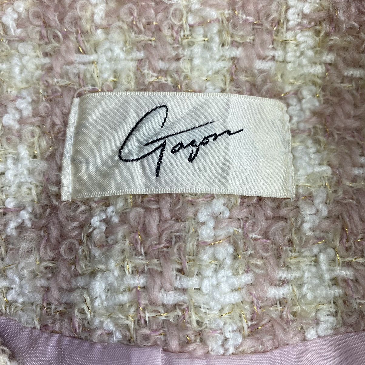Japanese Brand GOZAN Japan Brand Tartan Check Wool Crop Top Tweed Blazer Size S / US 4 / IT 40 - 3 Thumbnail