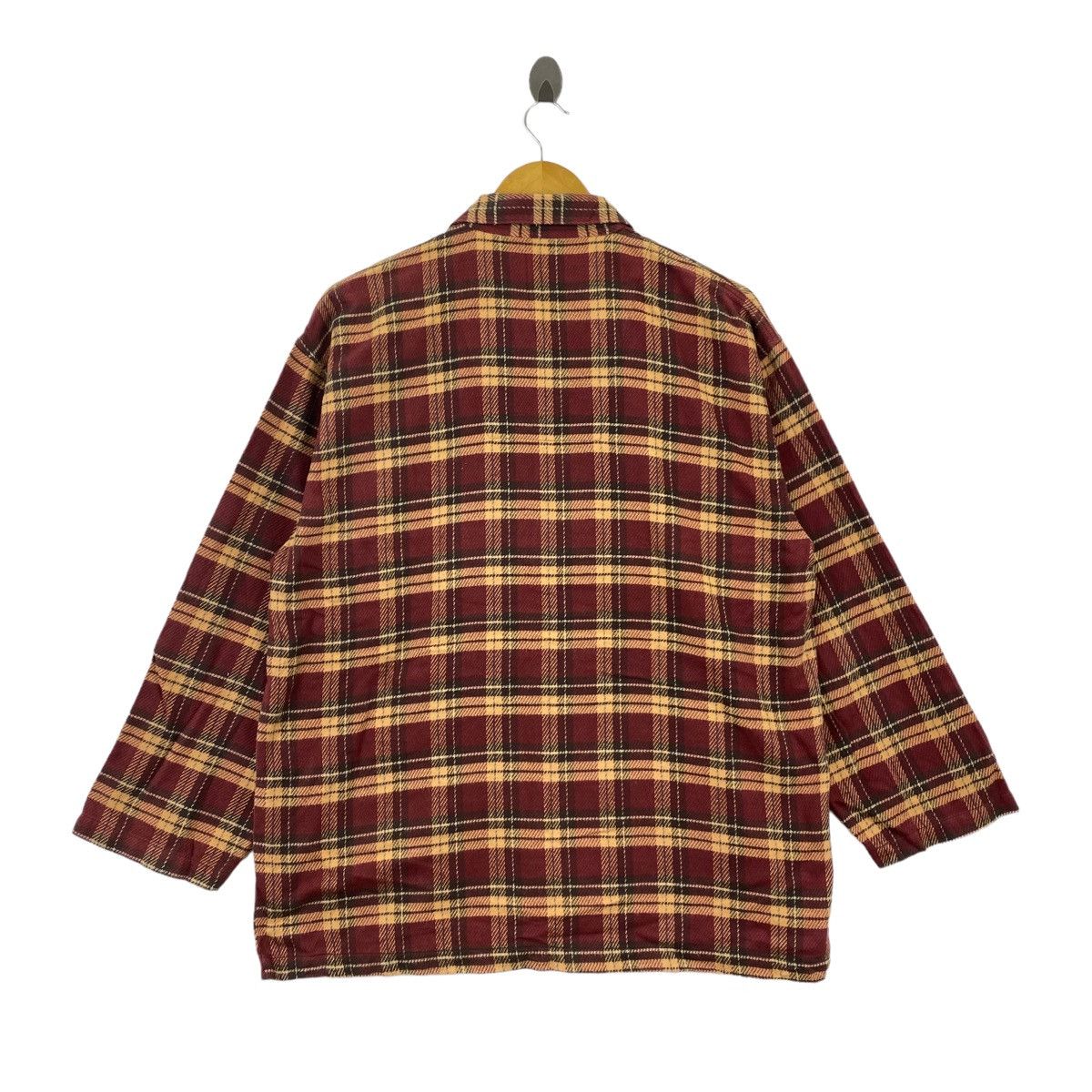 Lacoste LACOSTE Sportswear Tennis Brand Tartan Check Button Up Shirt Size US L / EU 52-54 / 3 - 6 Thumbnail