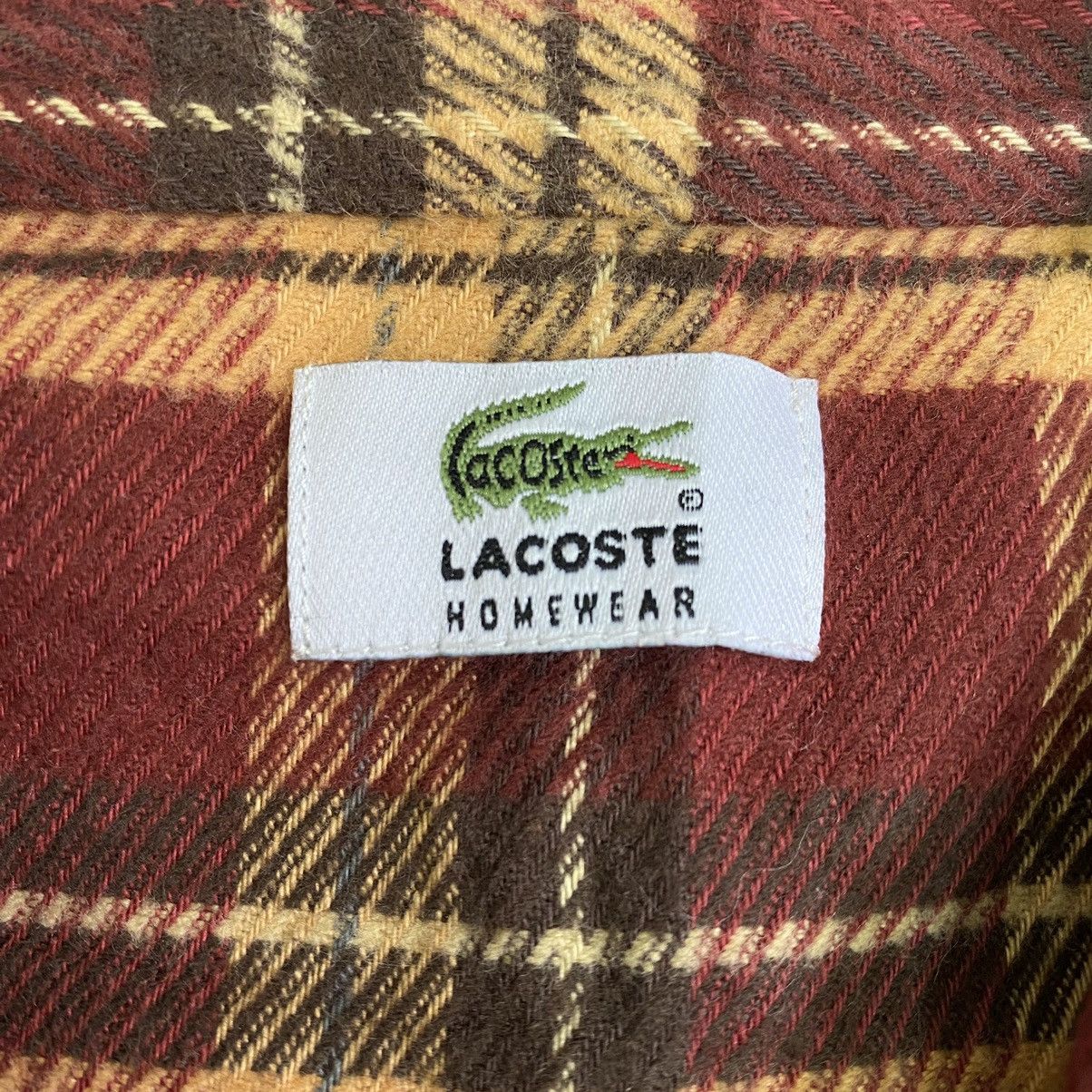 Lacoste LACOSTE Sportswear Tennis Brand Tartan Check Button Up Shirt Size US L / EU 52-54 / 3 - 3 Thumbnail