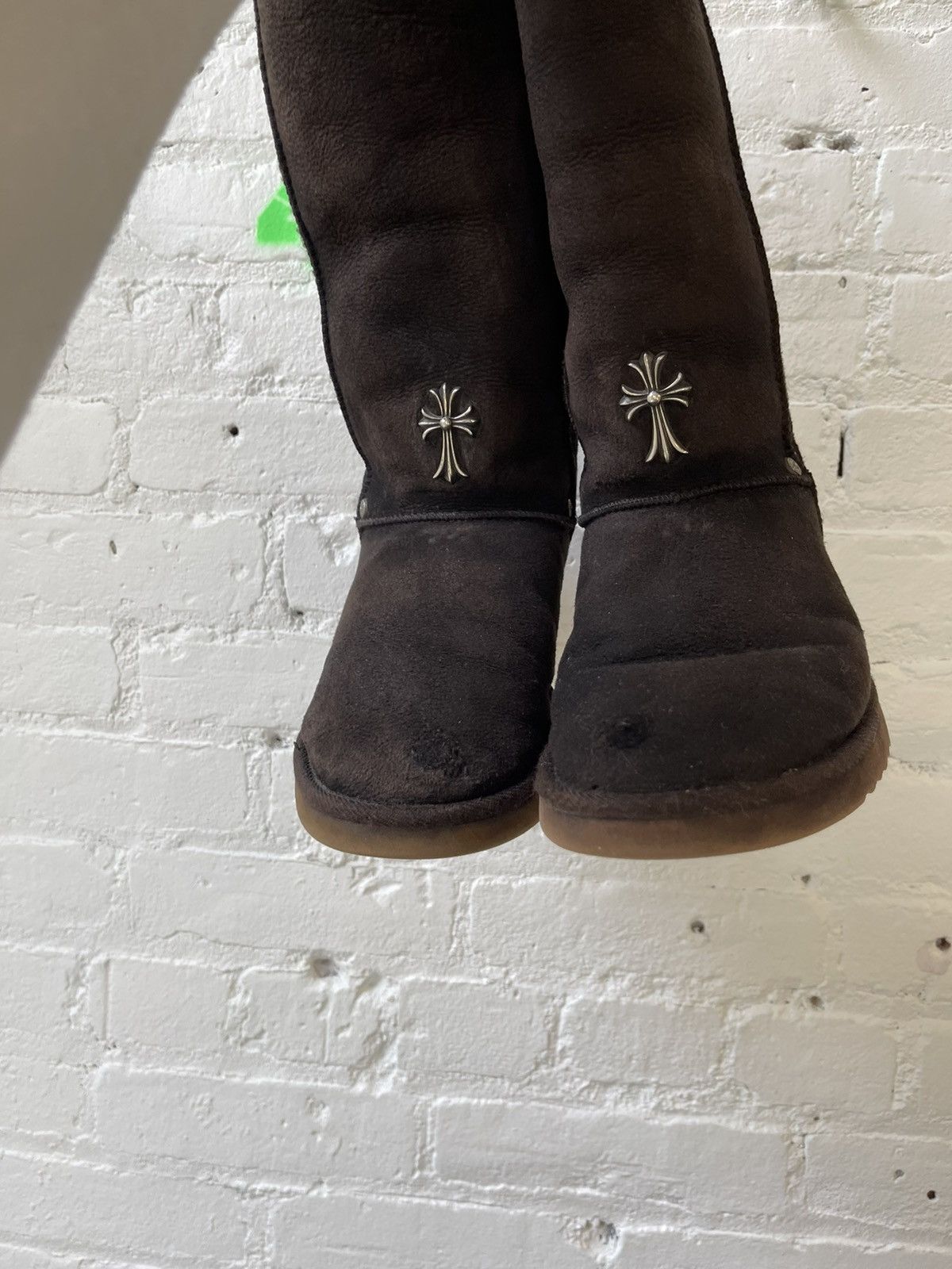 Chrome Hearts × Ugg Chrome Hearts X Uggs US8-8.5 Brown Cross Boots Size US 8 / EU 41 - 9 Thumbnail