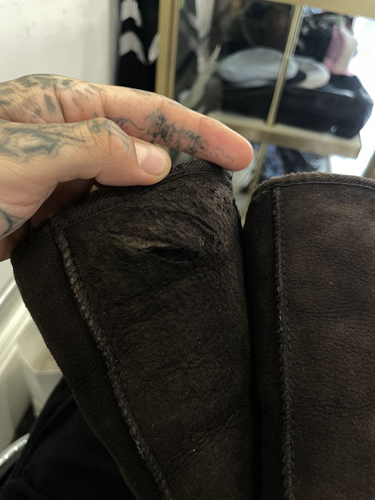 Chrome Hearts × Ugg Chrome Hearts X Uggs US8-8.5 Brown Cross Boots Size US 8 / EU 41 - 17 Thumbnail