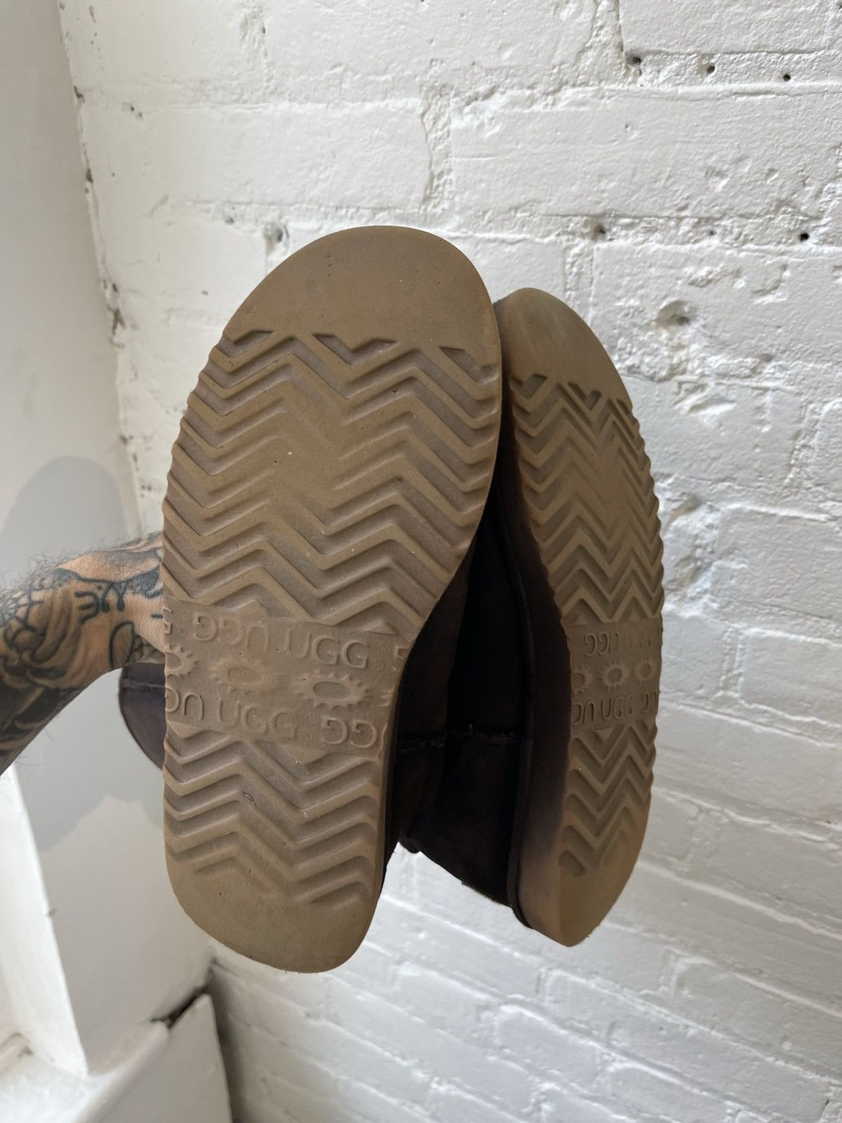 Chrome Hearts × Ugg Chrome Hearts X Uggs US8-8.5 Brown Cross Boots Size US 8 / EU 41 - 14 Thumbnail