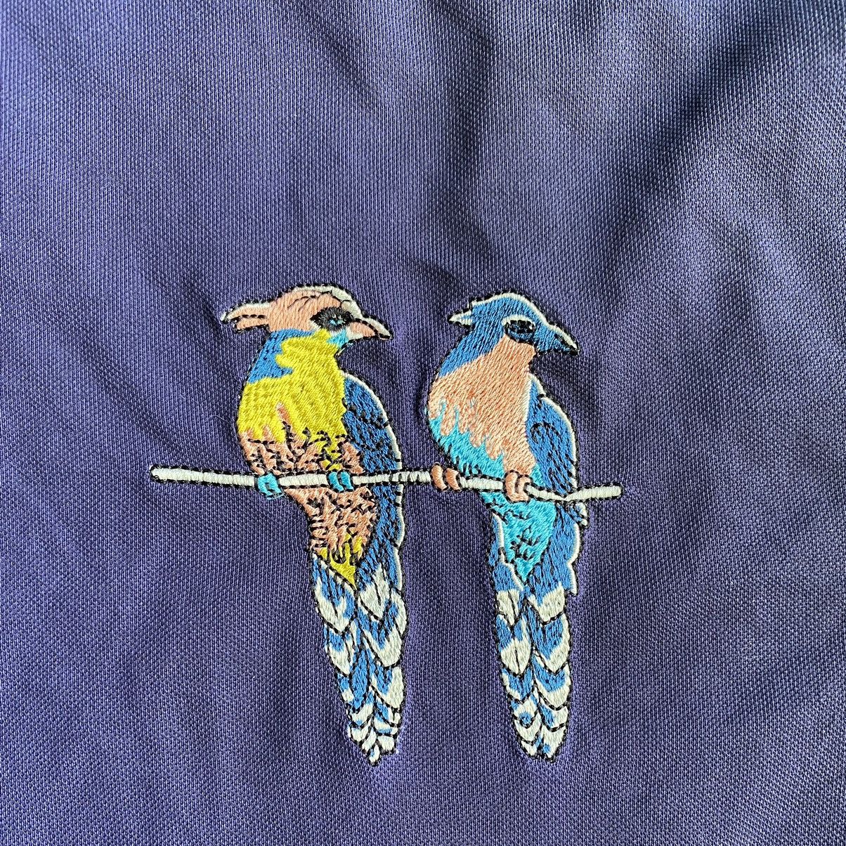 Loewe Loewe x Paula Ibiza Parrots Embroidered Oversize Polo Size US M / EU 48-50 / 2 - 7 Thumbnail