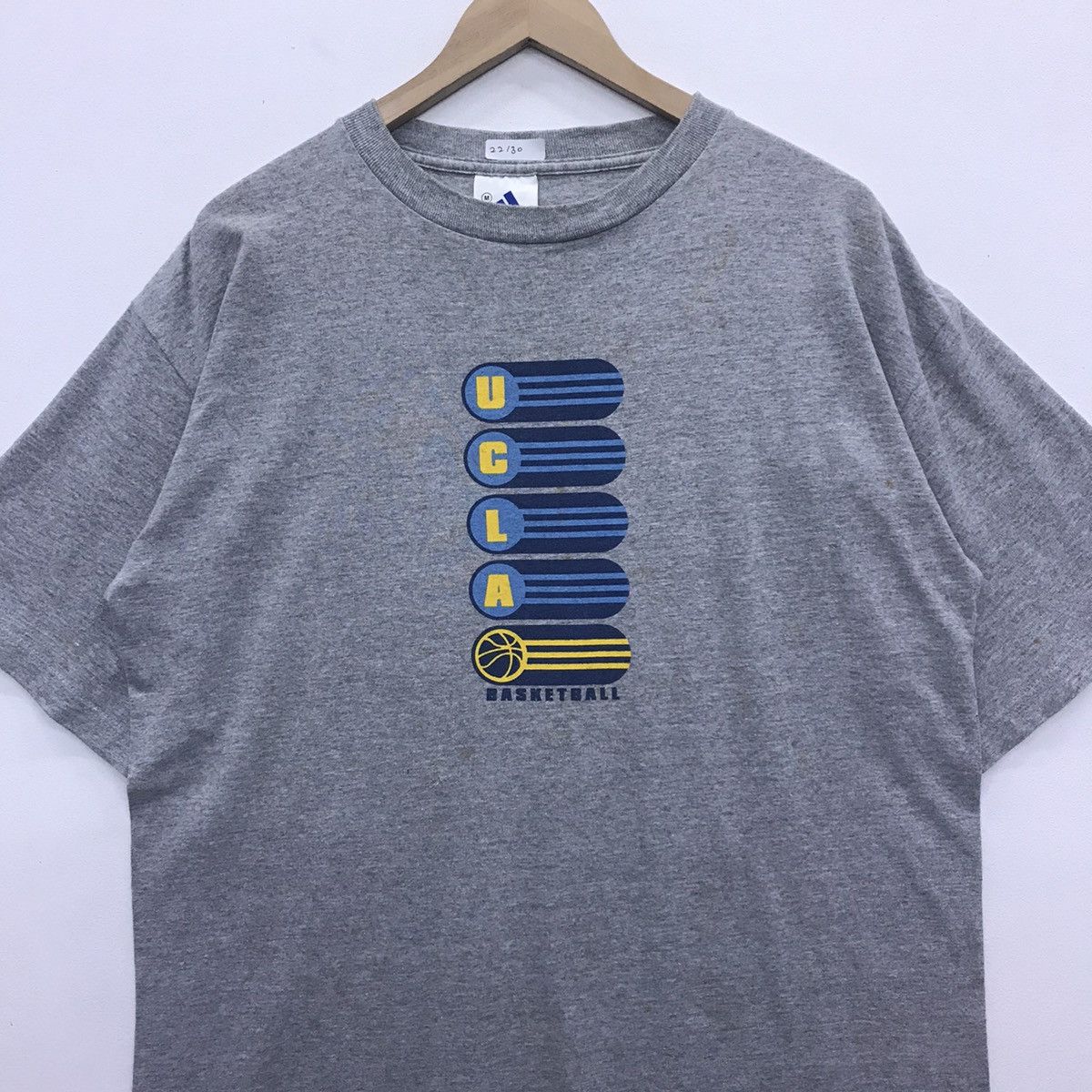 Adidas Rare!! Vintage Adidas UCLA Basketball T-shirt Size US M / EU 48-50 / 2 - 3 Thumbnail