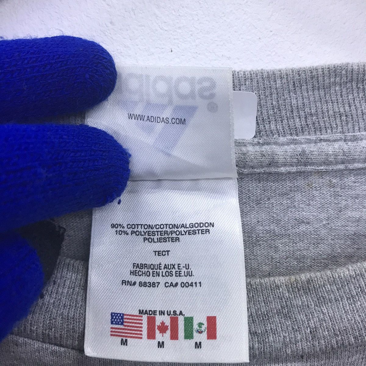 Adidas Rare!! Vintage Adidas UCLA Basketball T-shirt Size US M / EU 48-50 / 2 - 13 Thumbnail