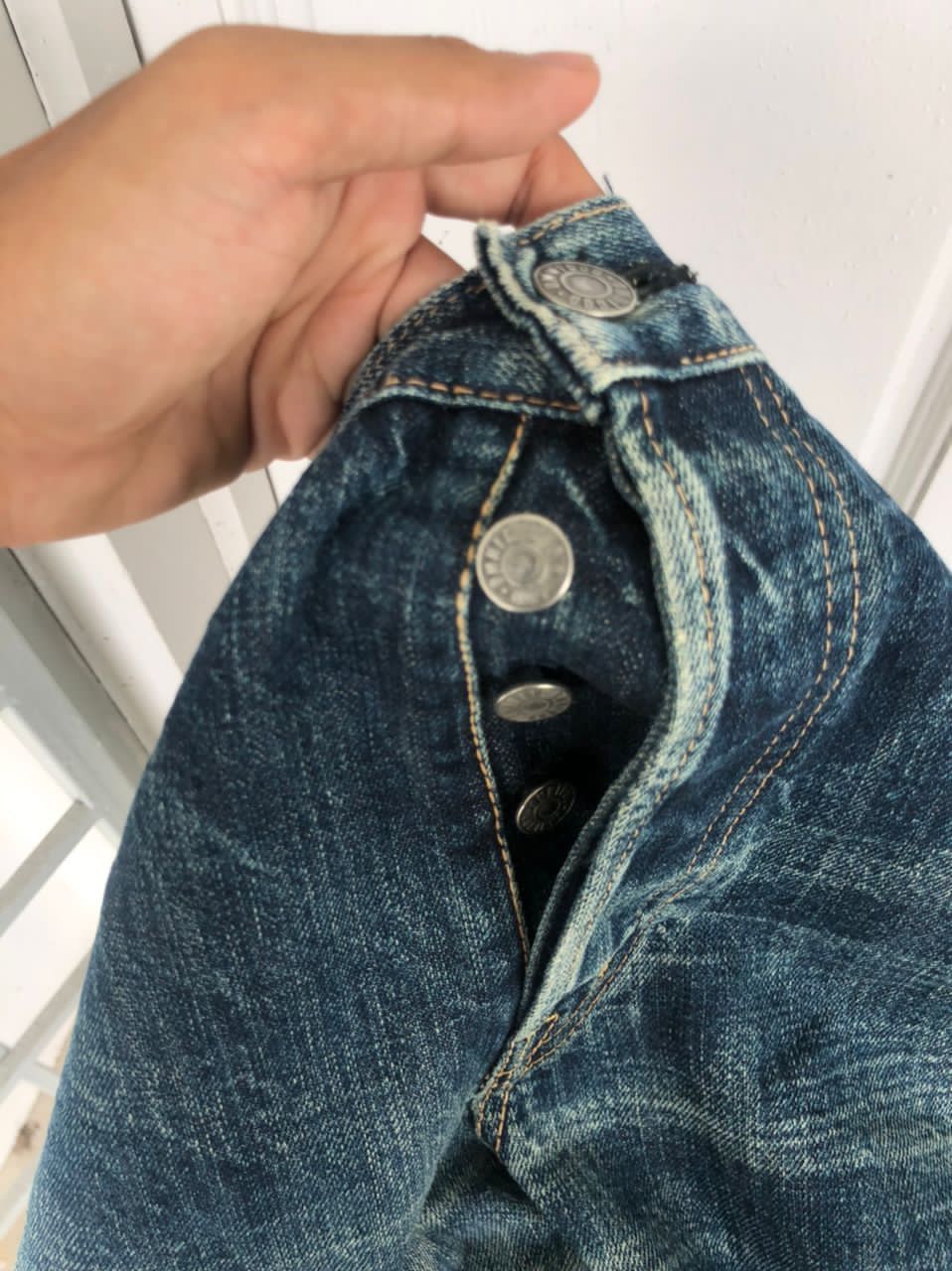 Japanese Brand × OMNIGOD OMNIGOD Selvedge blue jeans regular cut Size US 34 / EU 50 - 16 Thumbnail
