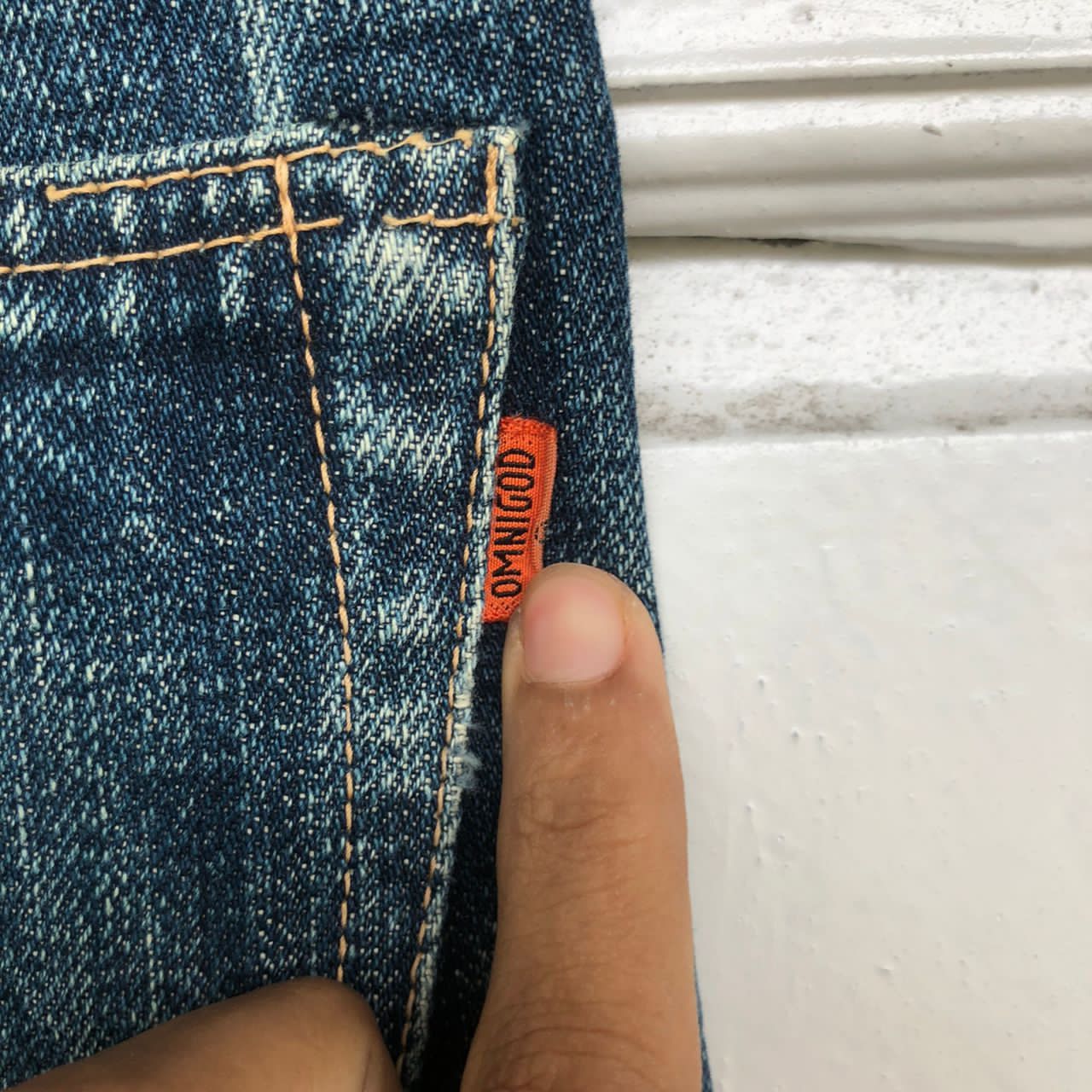 Japanese Brand × OMNIGOD OMNIGOD Selvedge blue jeans regular cut Size US 34 / EU 50 - 12 Thumbnail