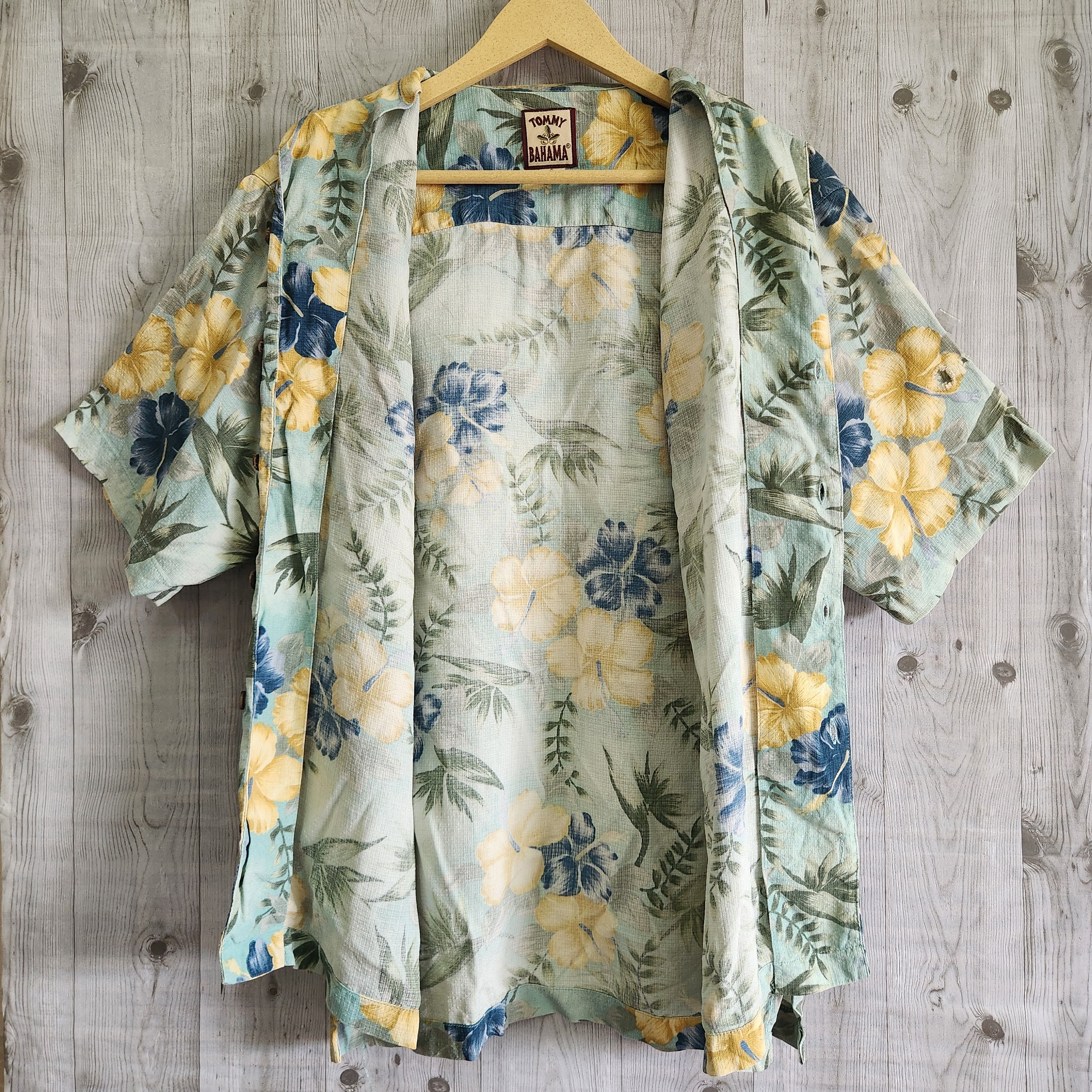 Tommy Bahama × Vintage Vintage Silk Tommy Bahama Colourful Shirts Size US L / EU 52-54 / 3 - 13 Thumbnail