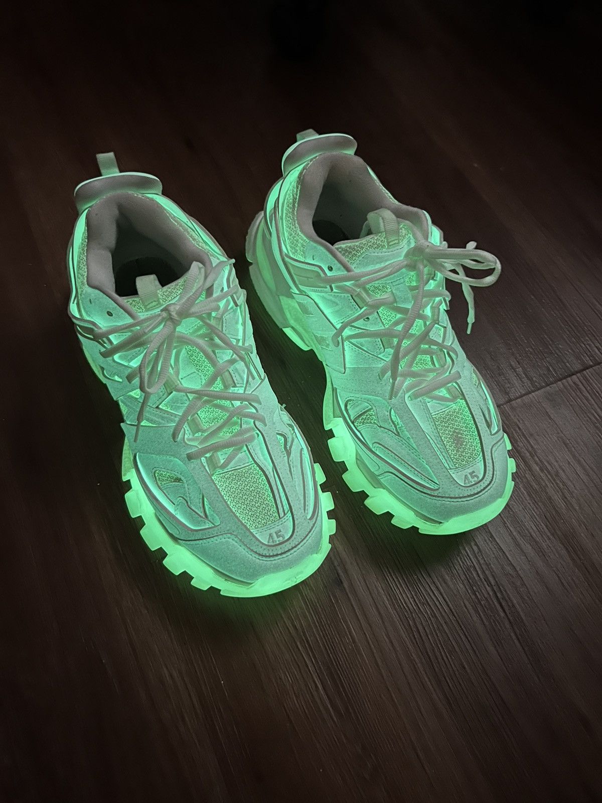Glow in the dark balenciaga store