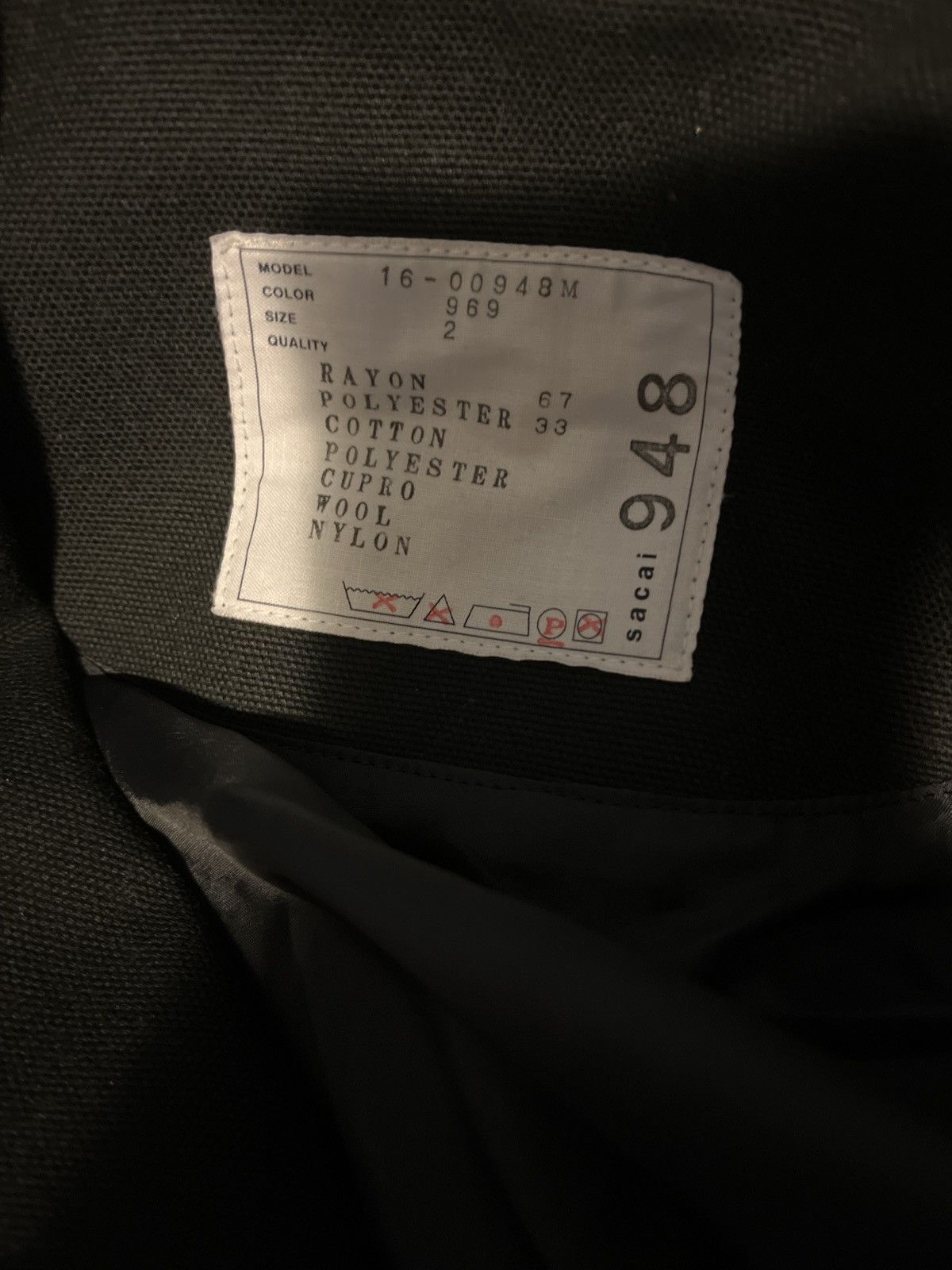 Sacai Sacai Rare Mesh Red and Black Checkered Bomber Size US M / EU 48-50 / 2 - 3 Thumbnail