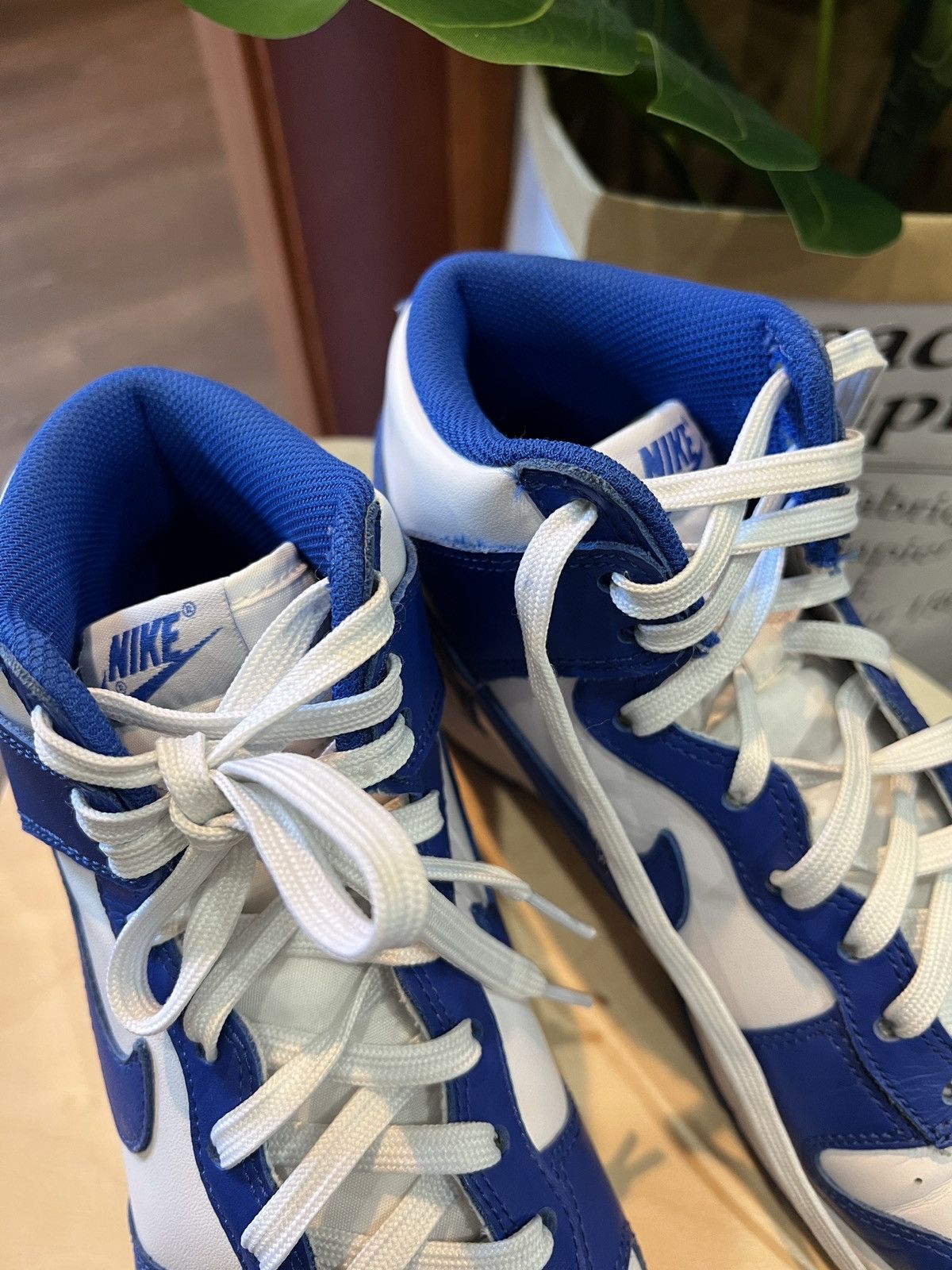 Nike game royal blue retro dunk hi Size US 9.5 / EU 42-43 - 4 Thumbnail