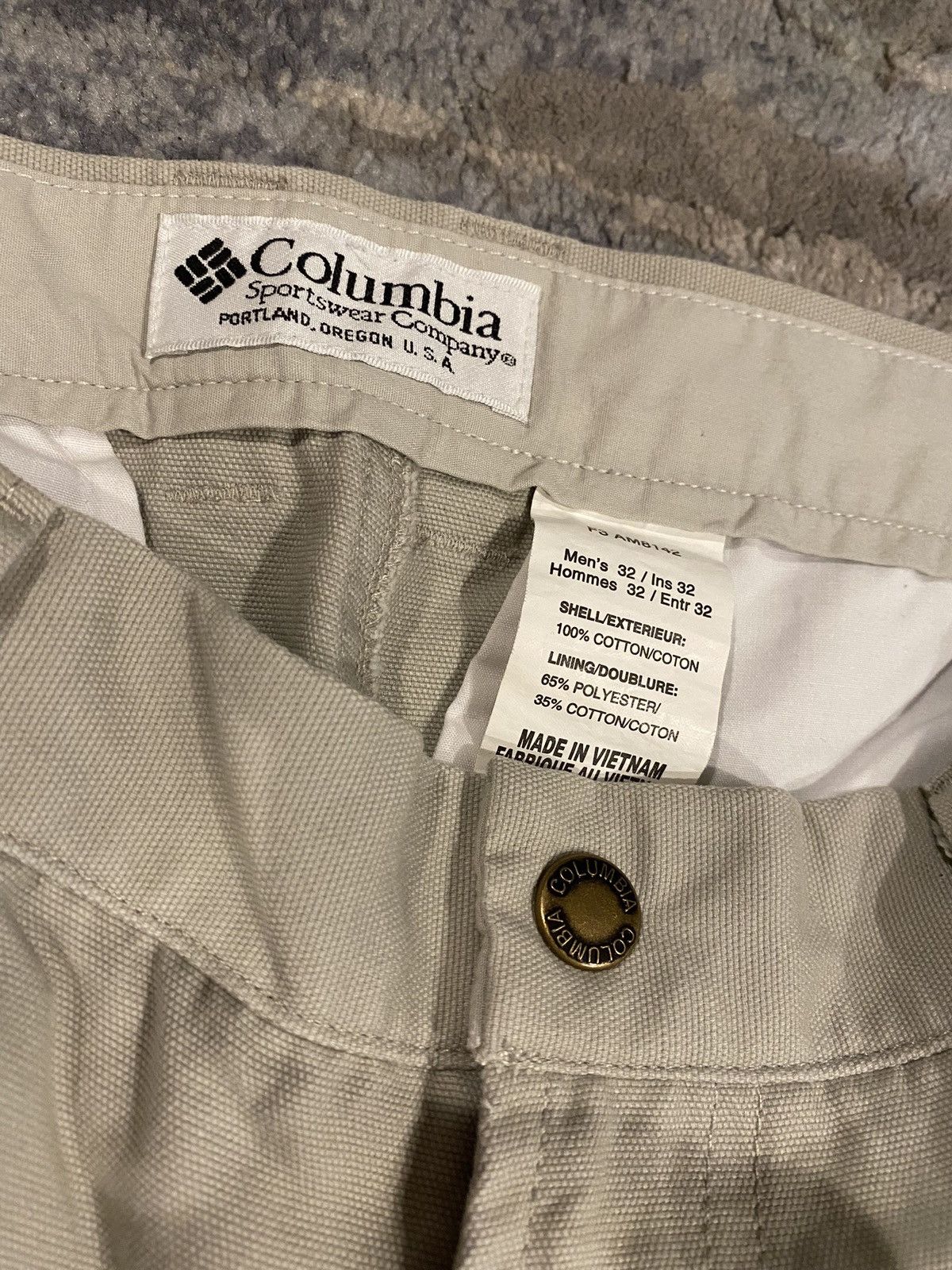 Columbia × Vintage Columbia Sportswear/Workwear Grey Pants Size US 32 / EU 48 - 4 Thumbnail