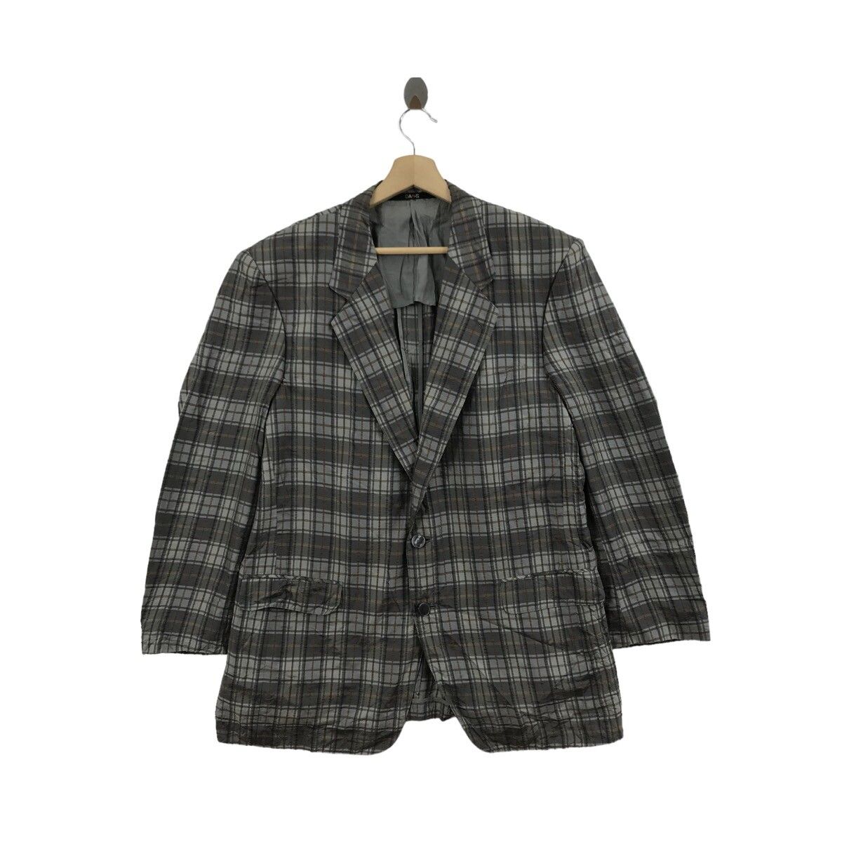 Vintage Vintage DAKS LONDON Blazer Jacket Checkered Design Size 48R - 1 Preview