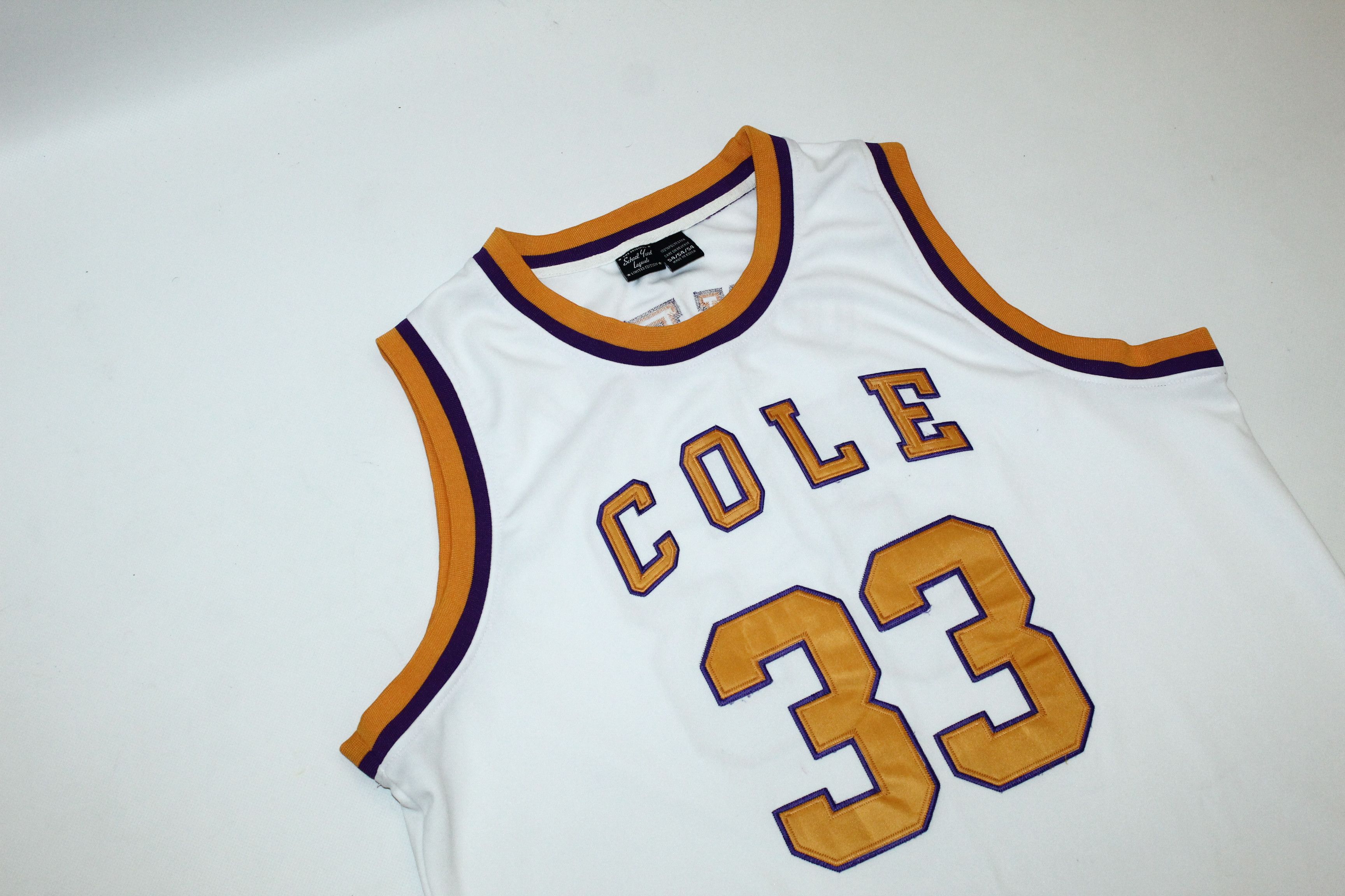 NBA VTG💥90's Throwback School Yard Legend #33 O'neal Jersey Size US XXL / EU 58 / 5 - 4 Thumbnail