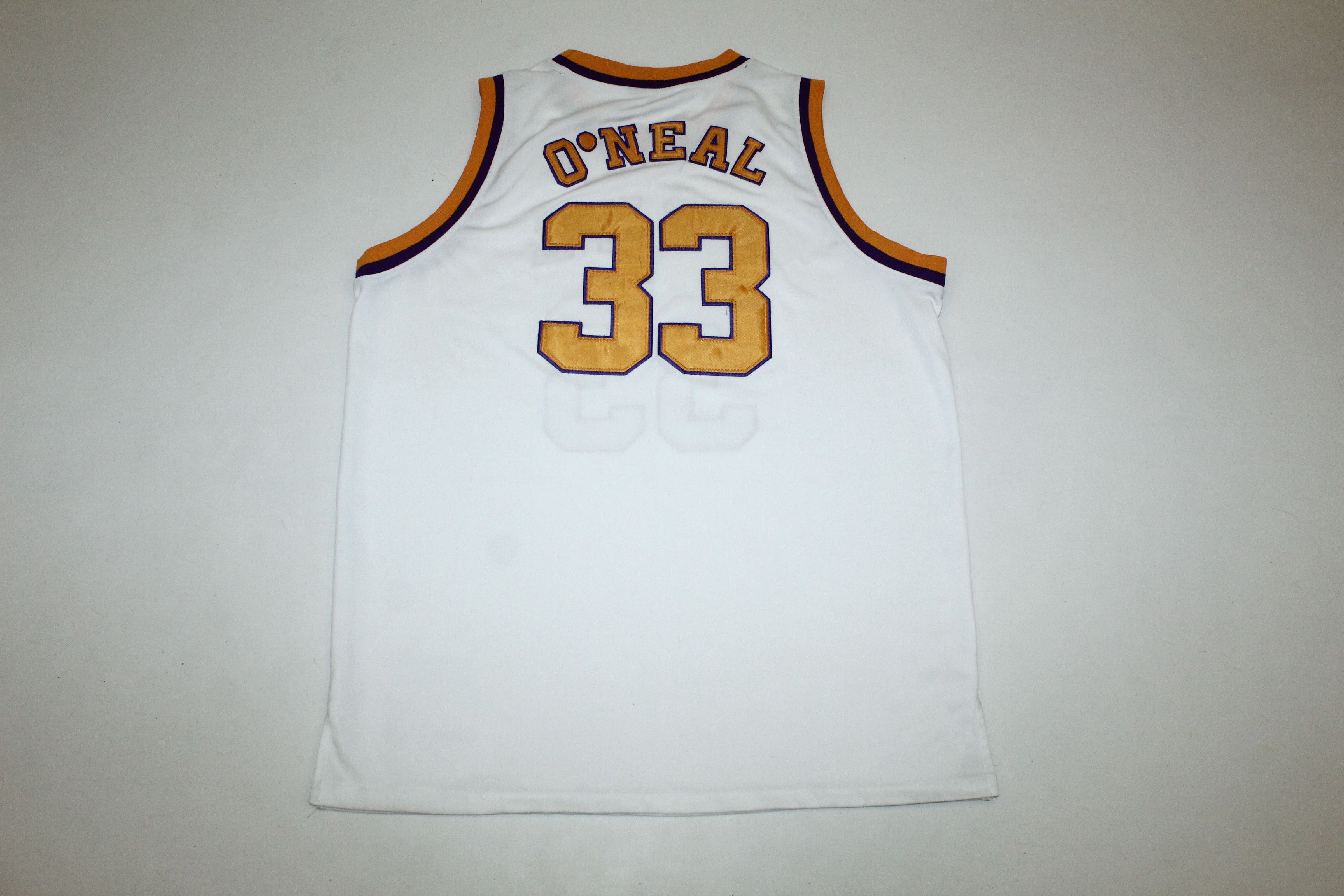 NBA VTG💥90's Throwback School Yard Legend #33 O'neal Jersey Size US XXL / EU 58 / 5 - 2 Thumbnail