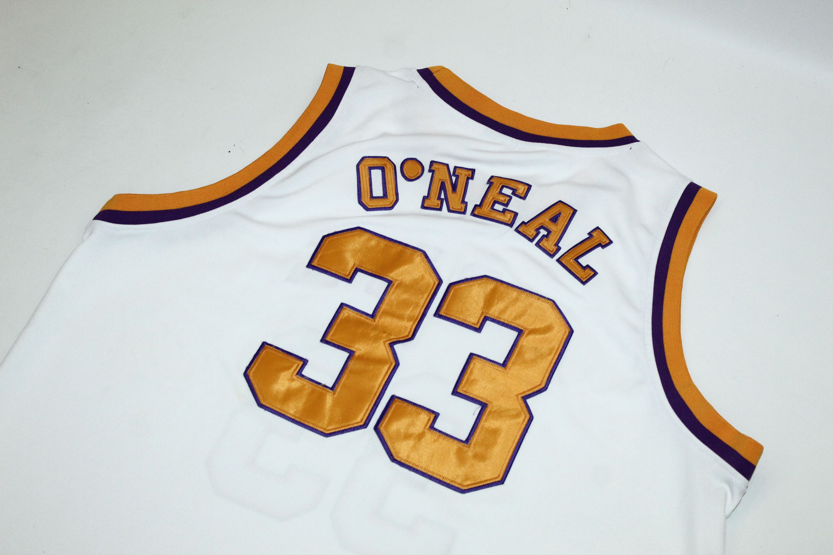 NBA VTG💥90's Throwback School Yard Legend #33 O'neal Jersey Size US XXL / EU 58 / 5 - 7 Thumbnail
