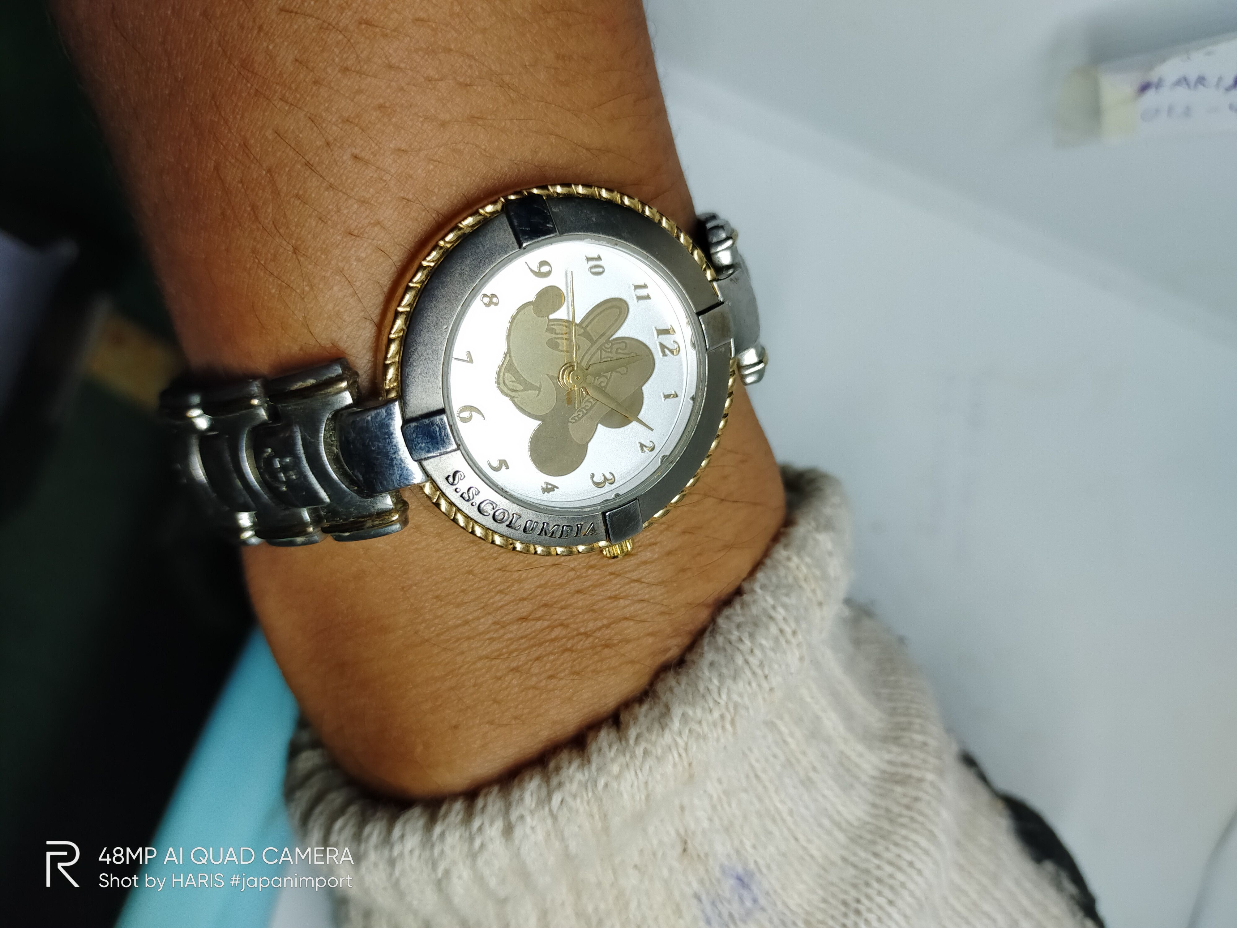 Japanese Brand × Mickey Mouse RETRO MICKEY MOUSE ❌ SS COLUMBIA (JAPAN PARTS) Size ONE SIZE - 2 Thumbnail