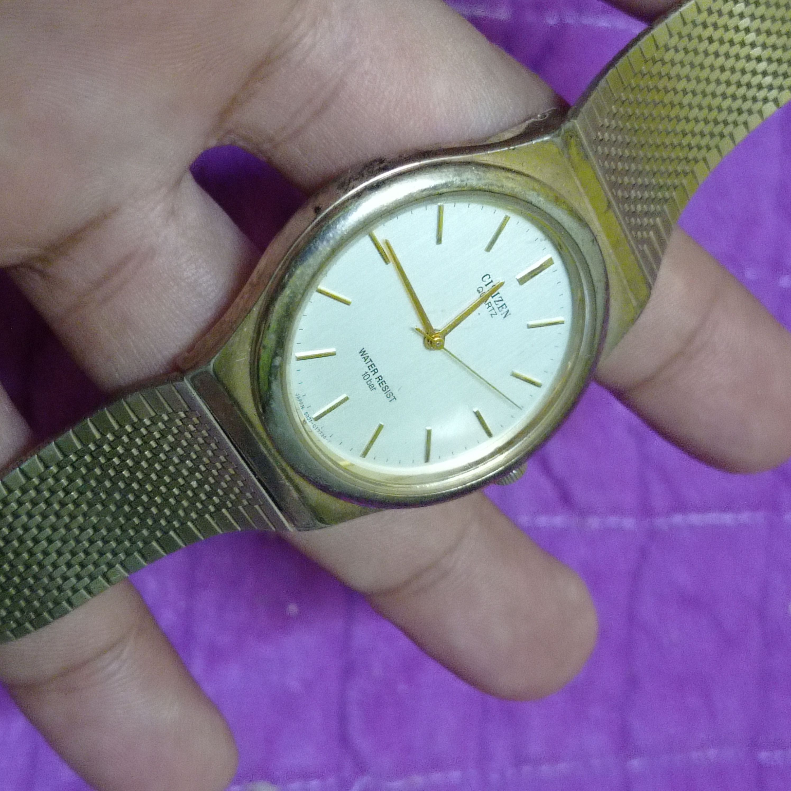 Citizen Old Retro Citizens watch🔥 Japan (quartz super rare) Size ONE SIZE - 4 Thumbnail